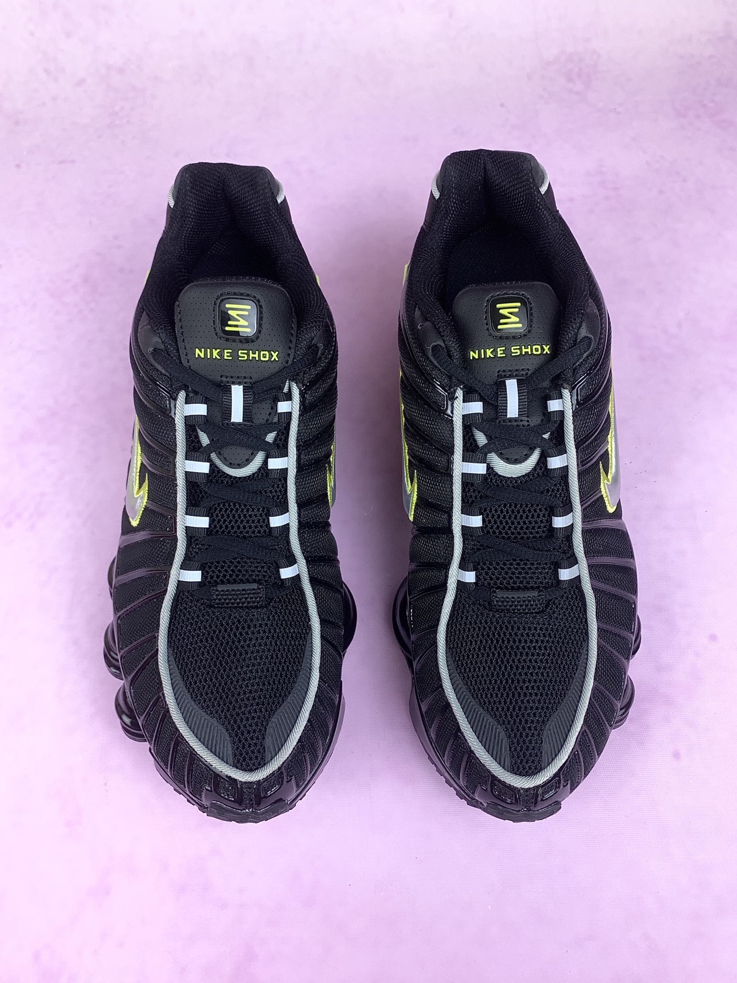 Nike Shox TL "Black/Dynamic Yellow/Metallic Silver"