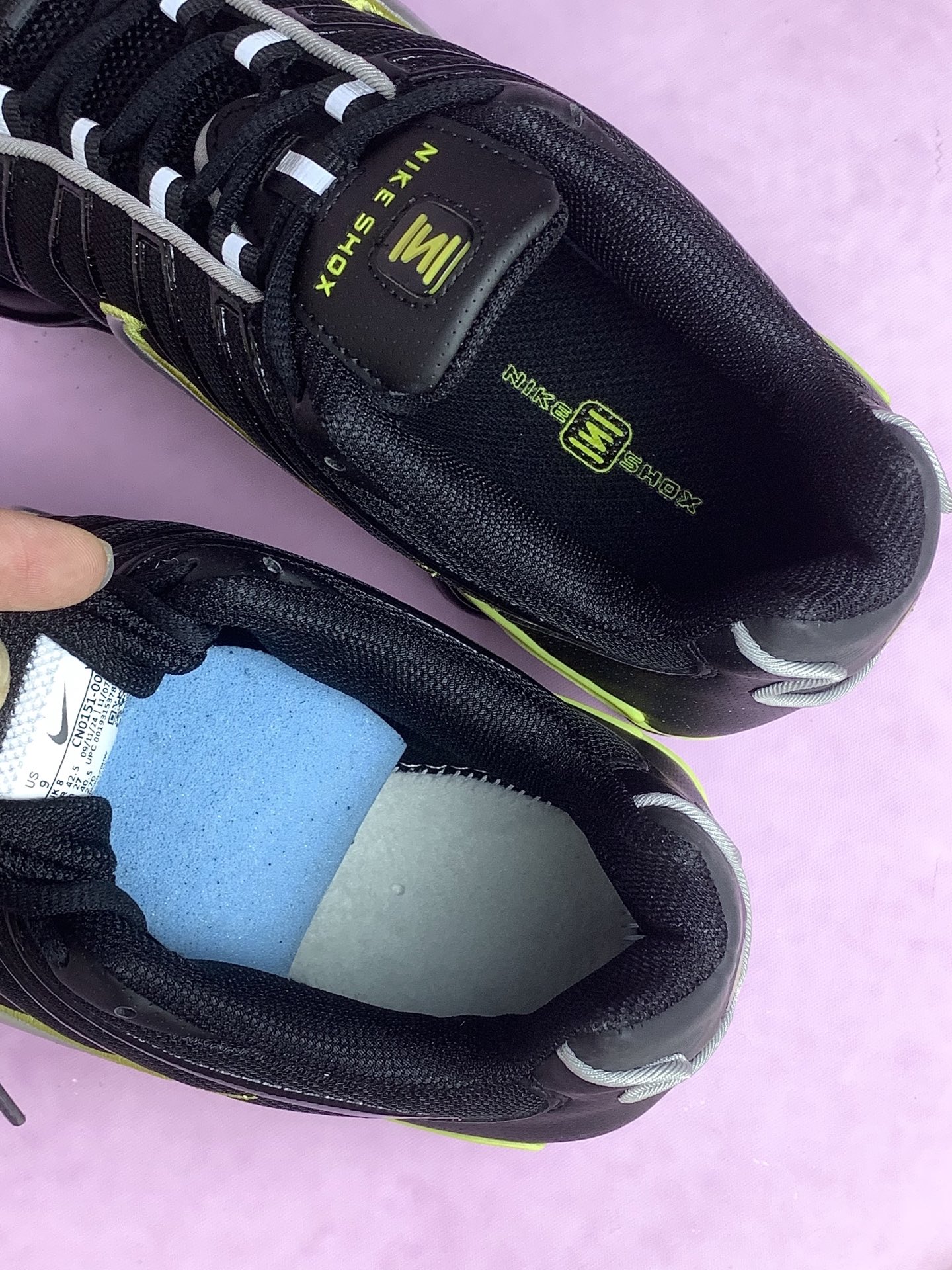 Nike Shox TL "Black/Dynamic Yellow/Metallic Silver"