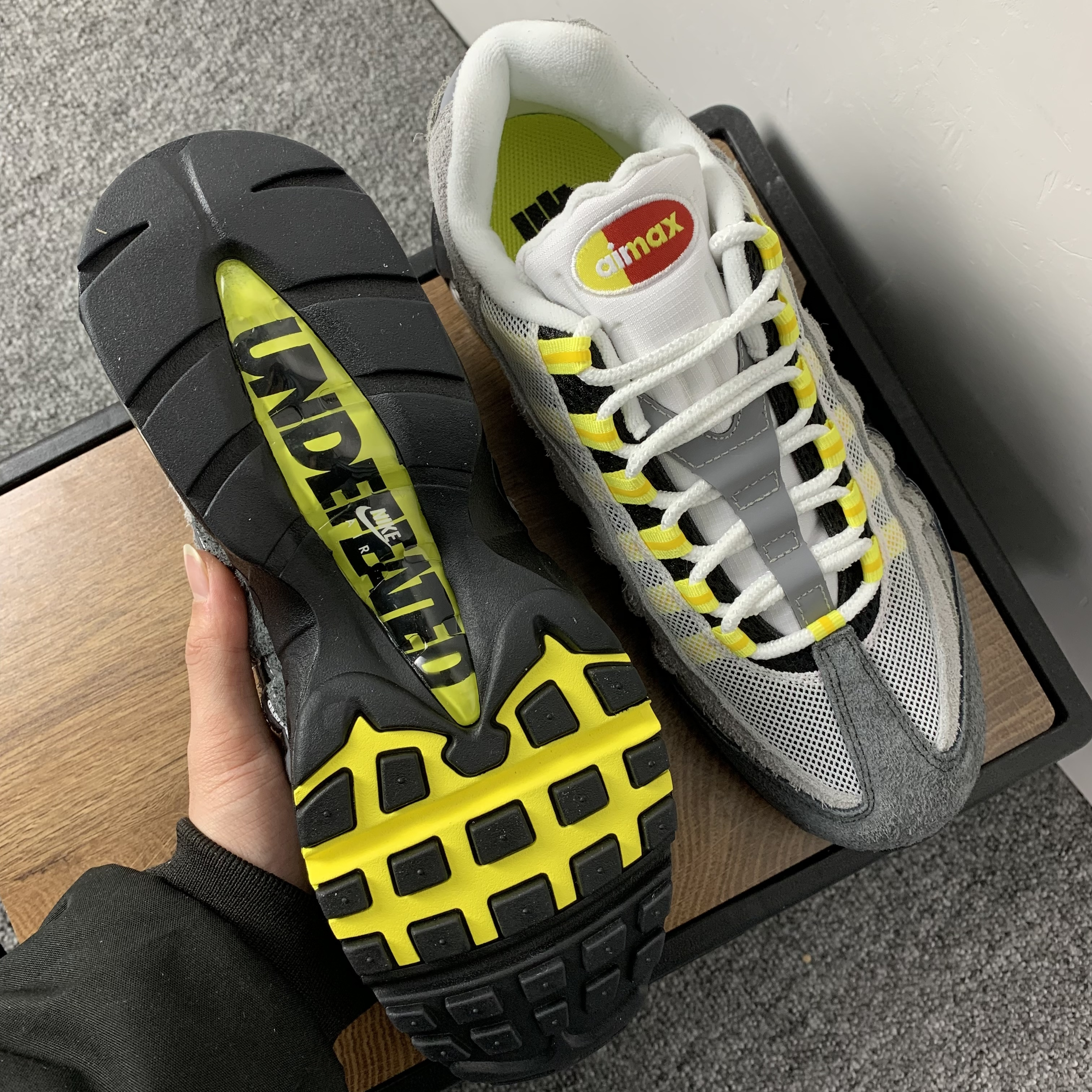 UNDEFEATED × Nike Air Max 95 SP "Opti Yellow" (Shanghai Exclusive)