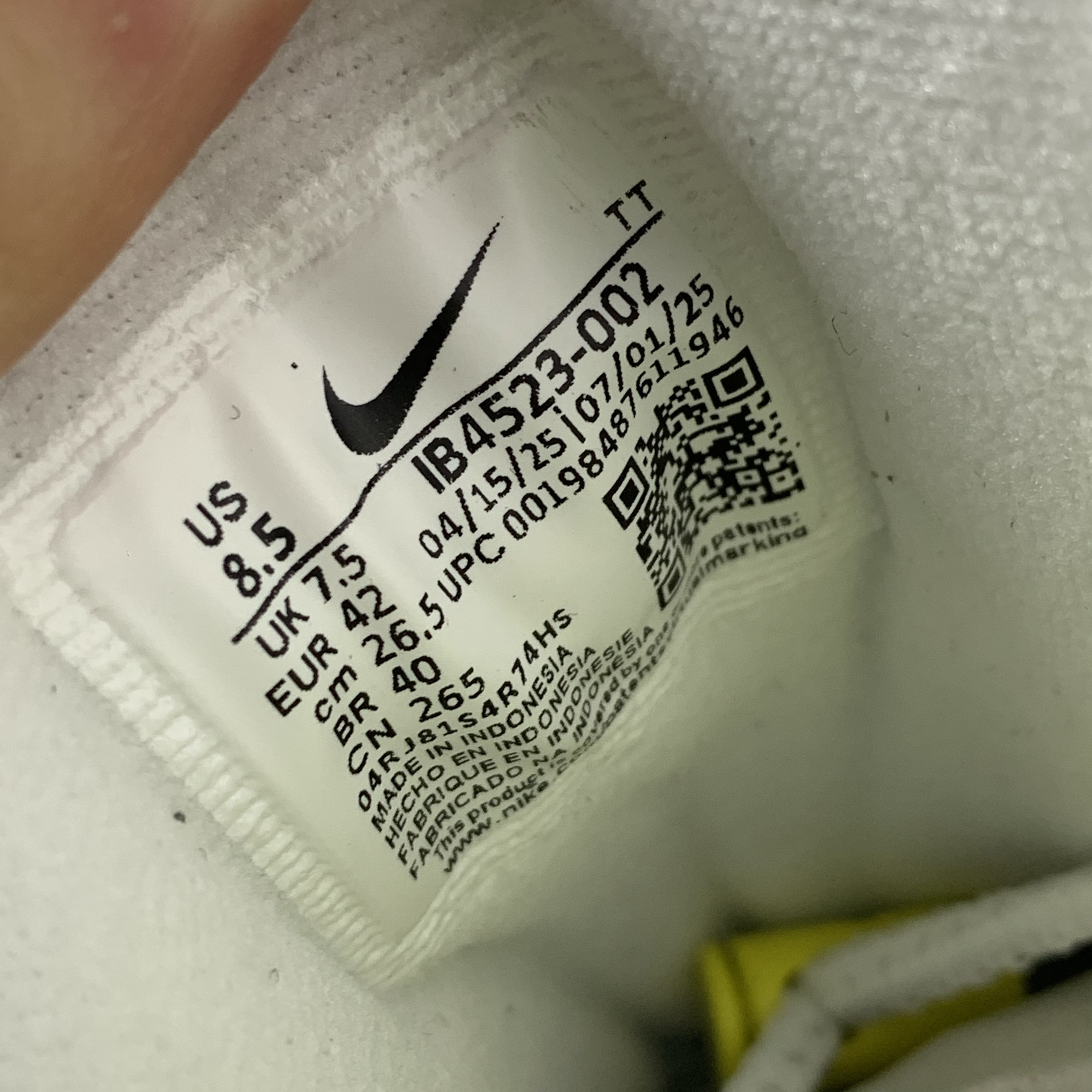 UNDEFEATED × Nike Air Max 95 SP "Opti Yellow" (Shanghai Exclusive)