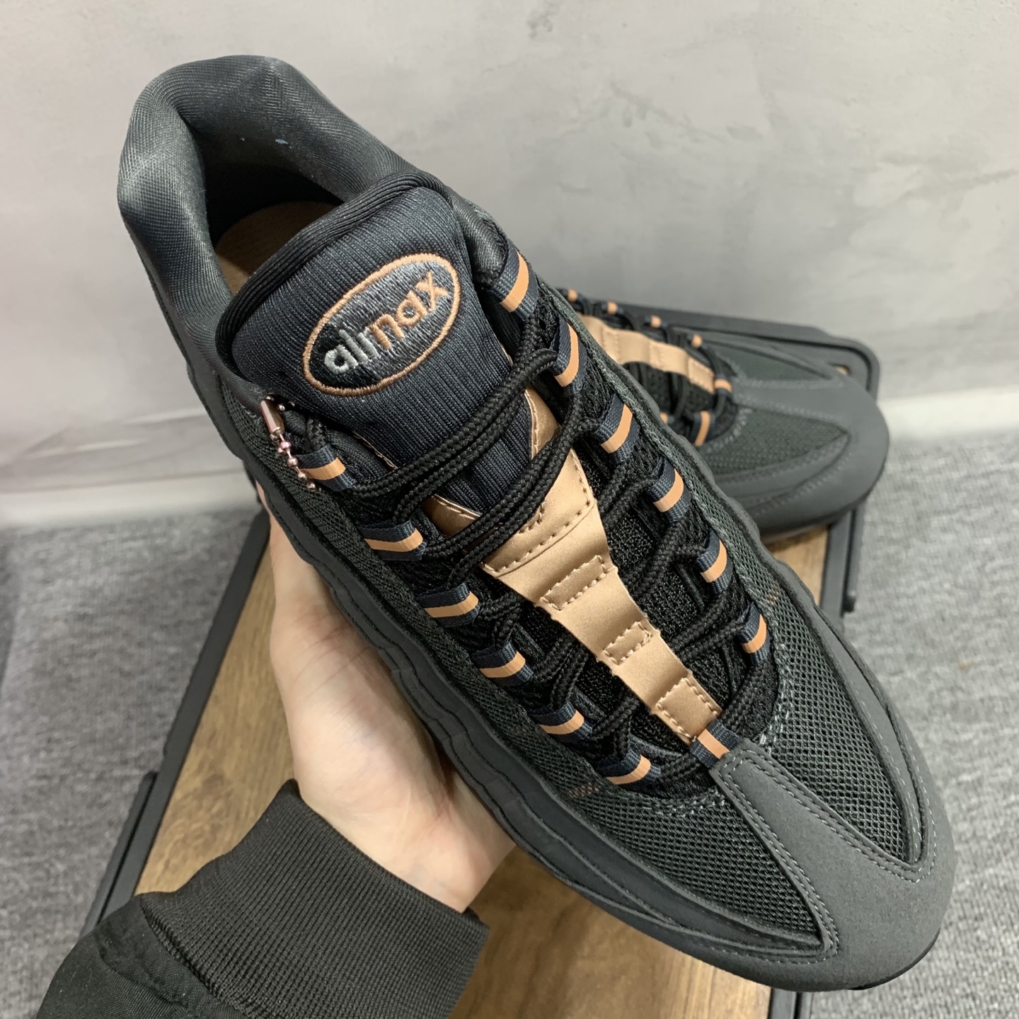 Central Cee × Nike Air Max 95 "Black/Metallic Red Bronze"