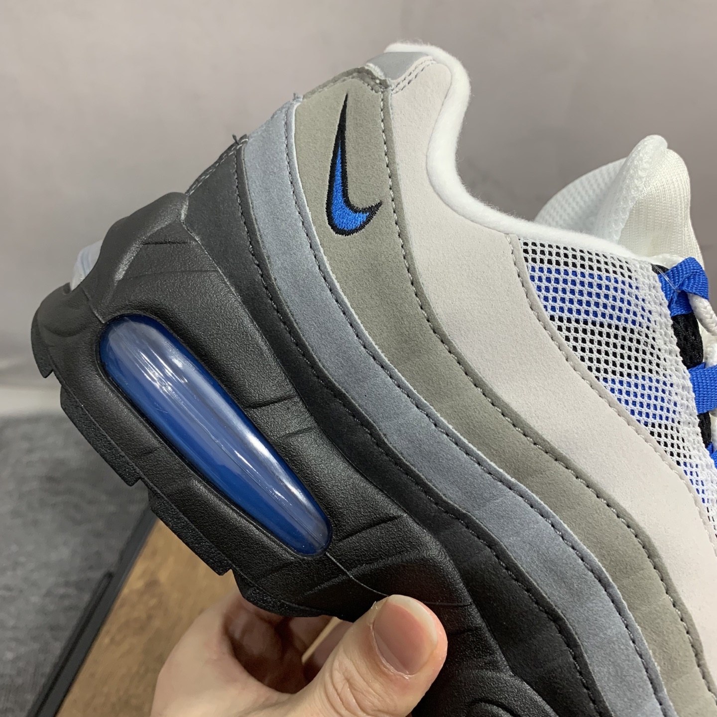 Nike Air Max 95 OG Big Bubble "Cool Grey/Blue Spark"
