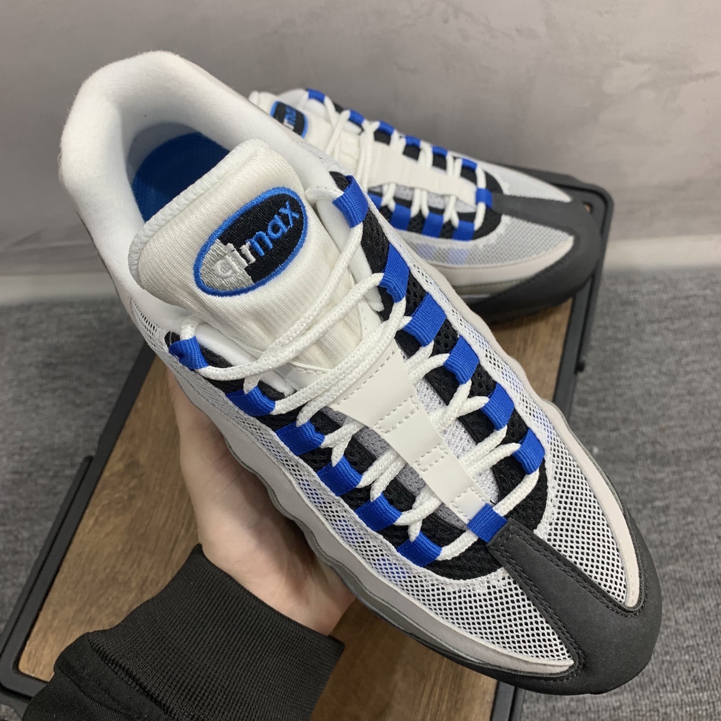Nike Air Max 95 OG Big Bubble "Cool Grey/Blue Spark"