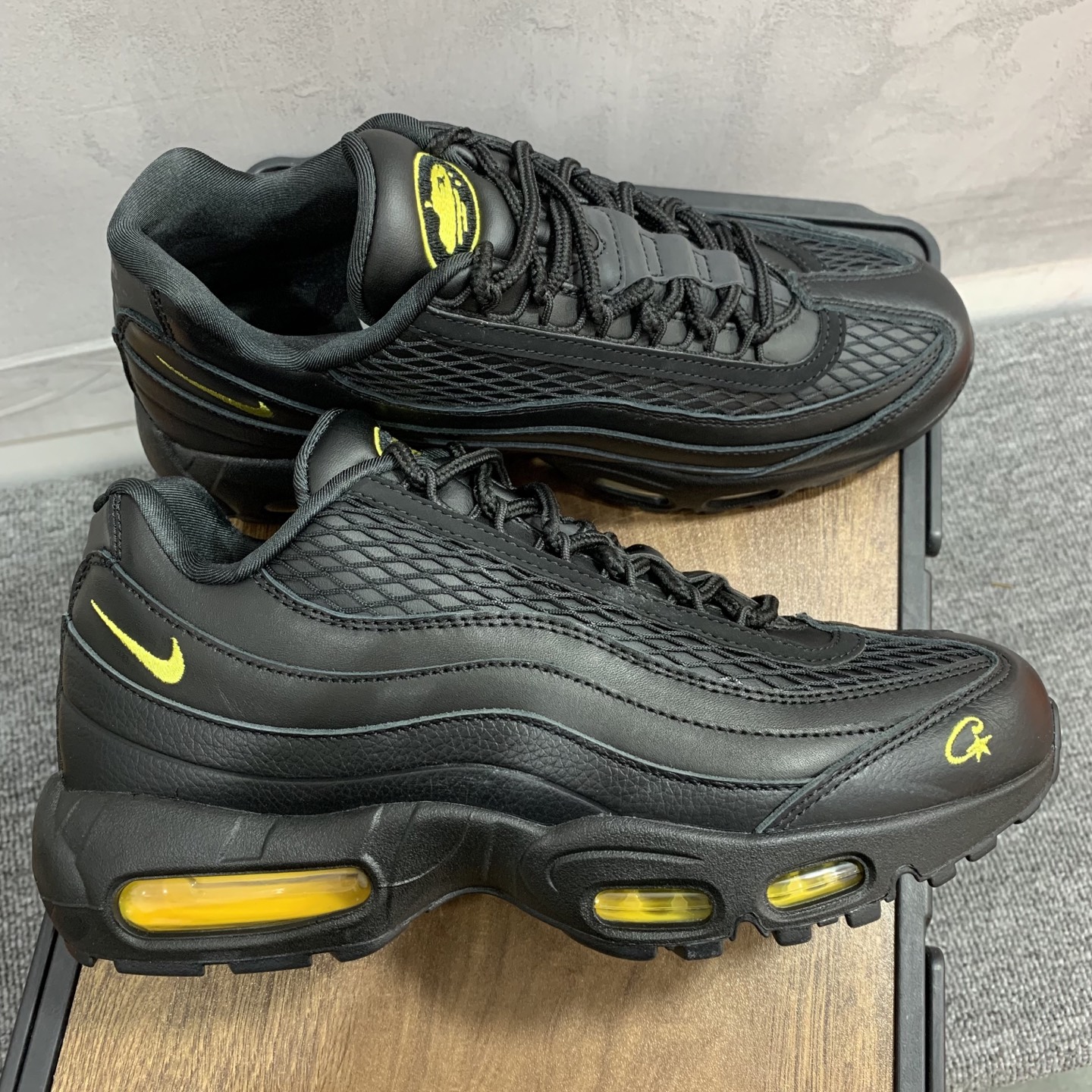 Corteiz × Nike Air Max 95 "Black and Tour Yellow"