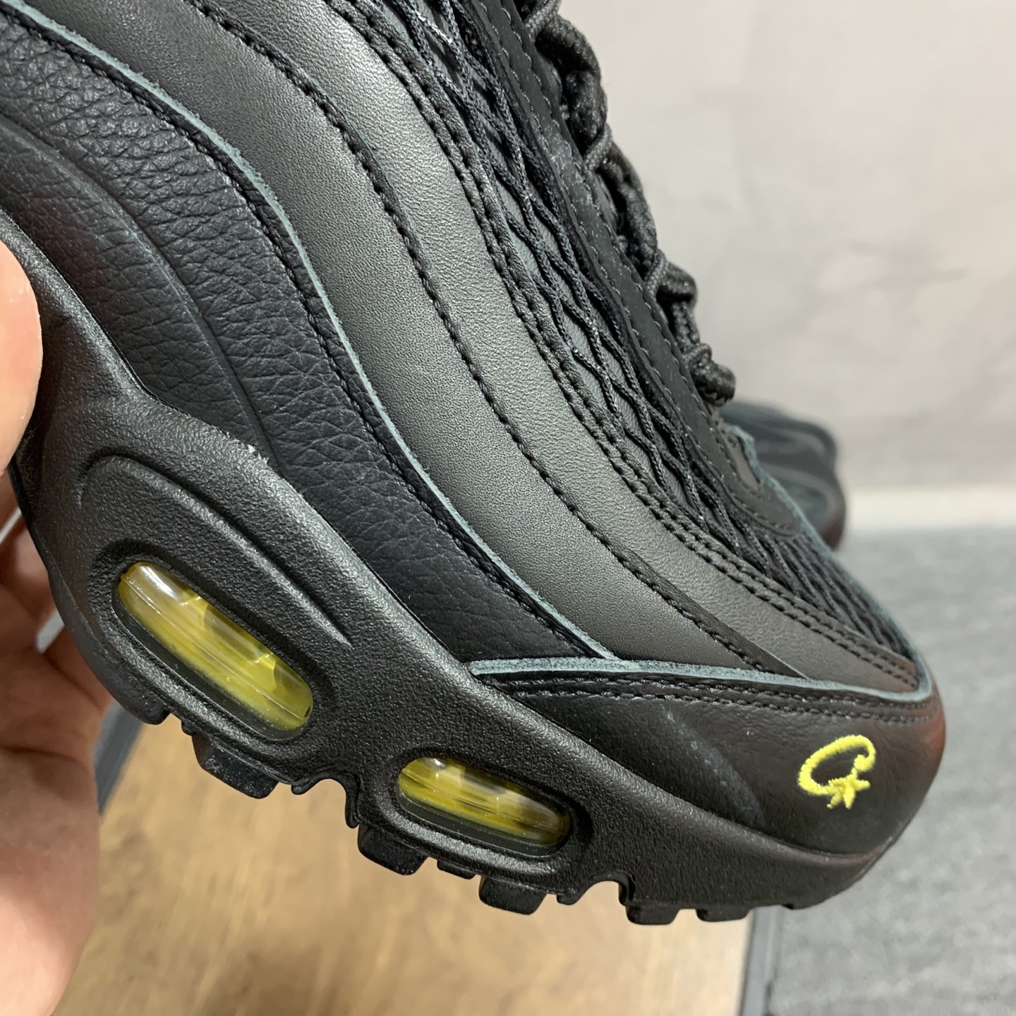 Corteiz × Nike Air Max 95 "Black and Tour Yellow"