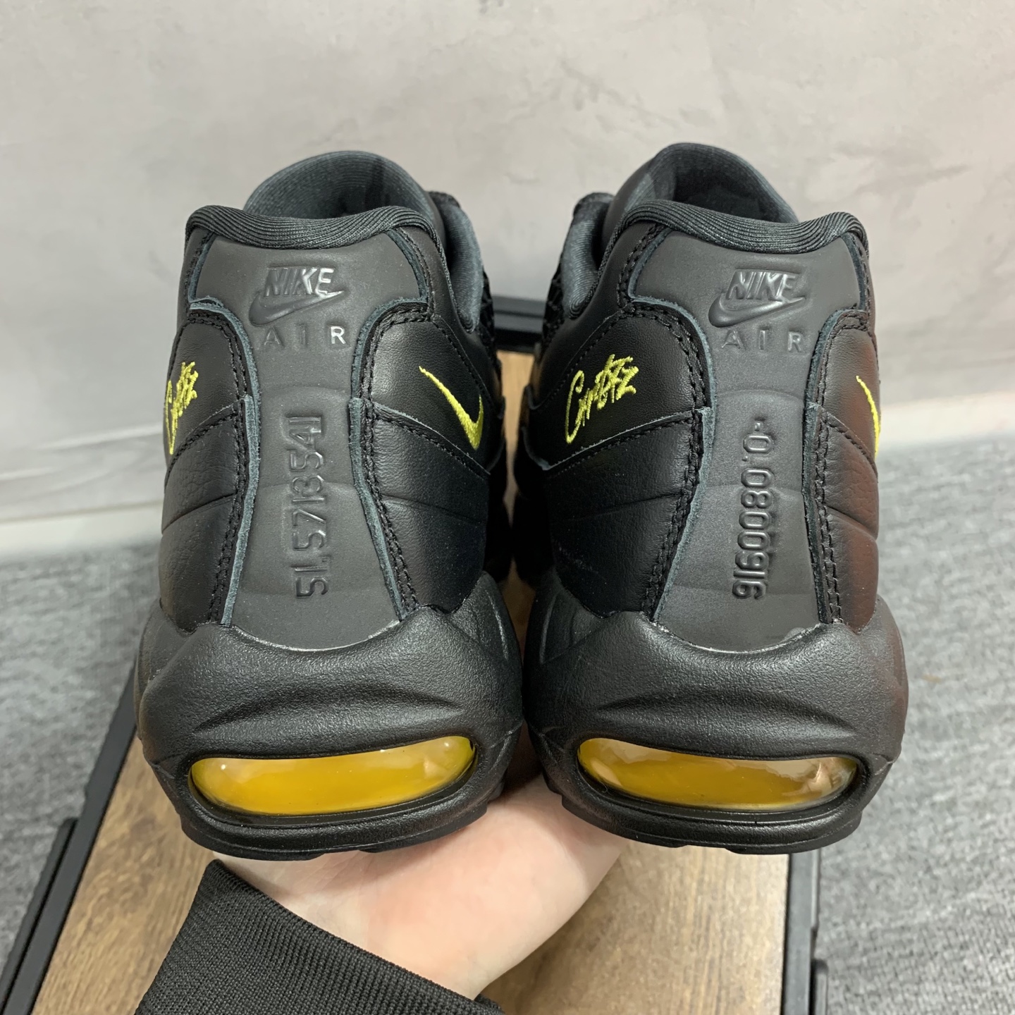 Corteiz × Nike Air Max 95 "Black and Tour Yellow"