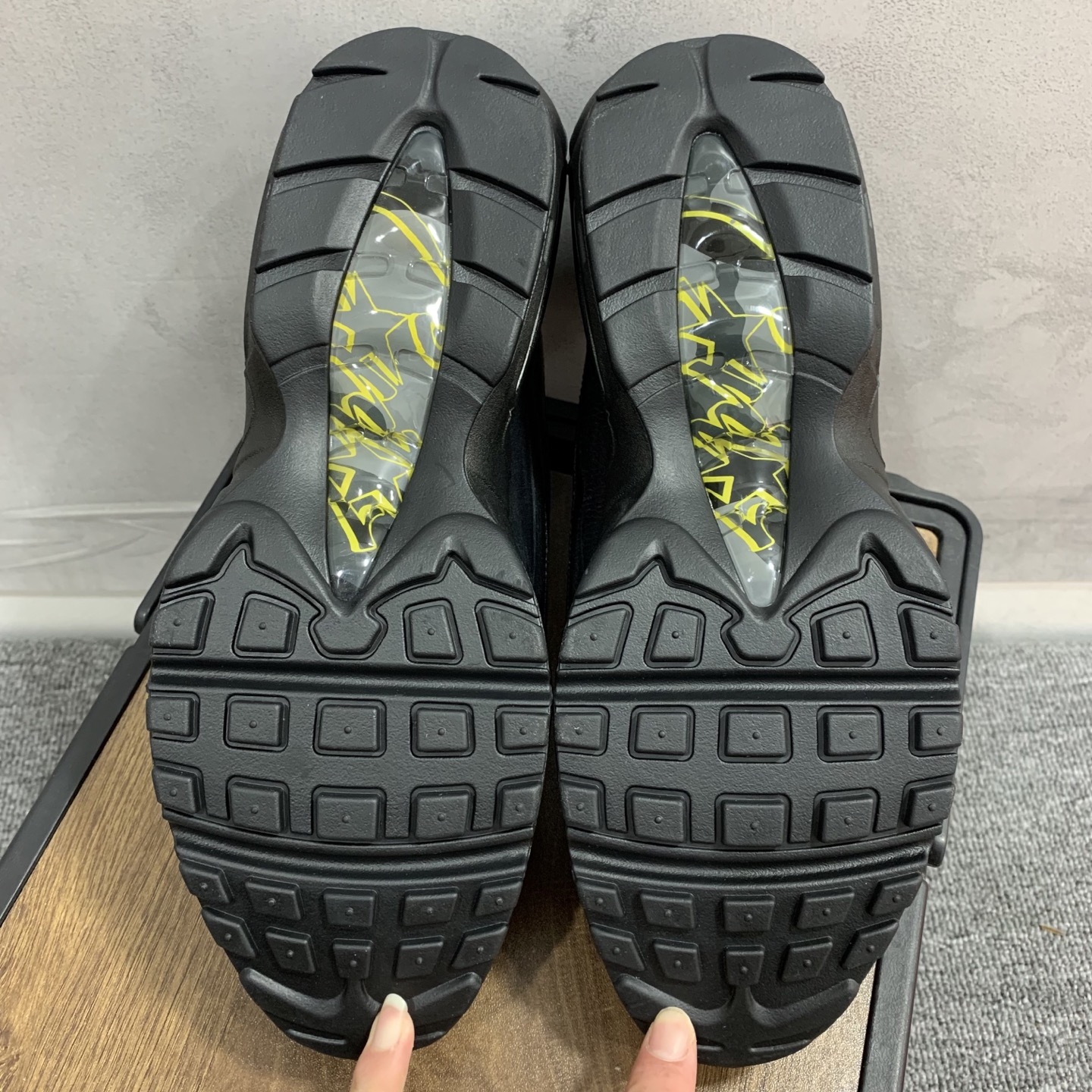 Corteiz × Nike Air Max 95 "Black and Tour Yellow"