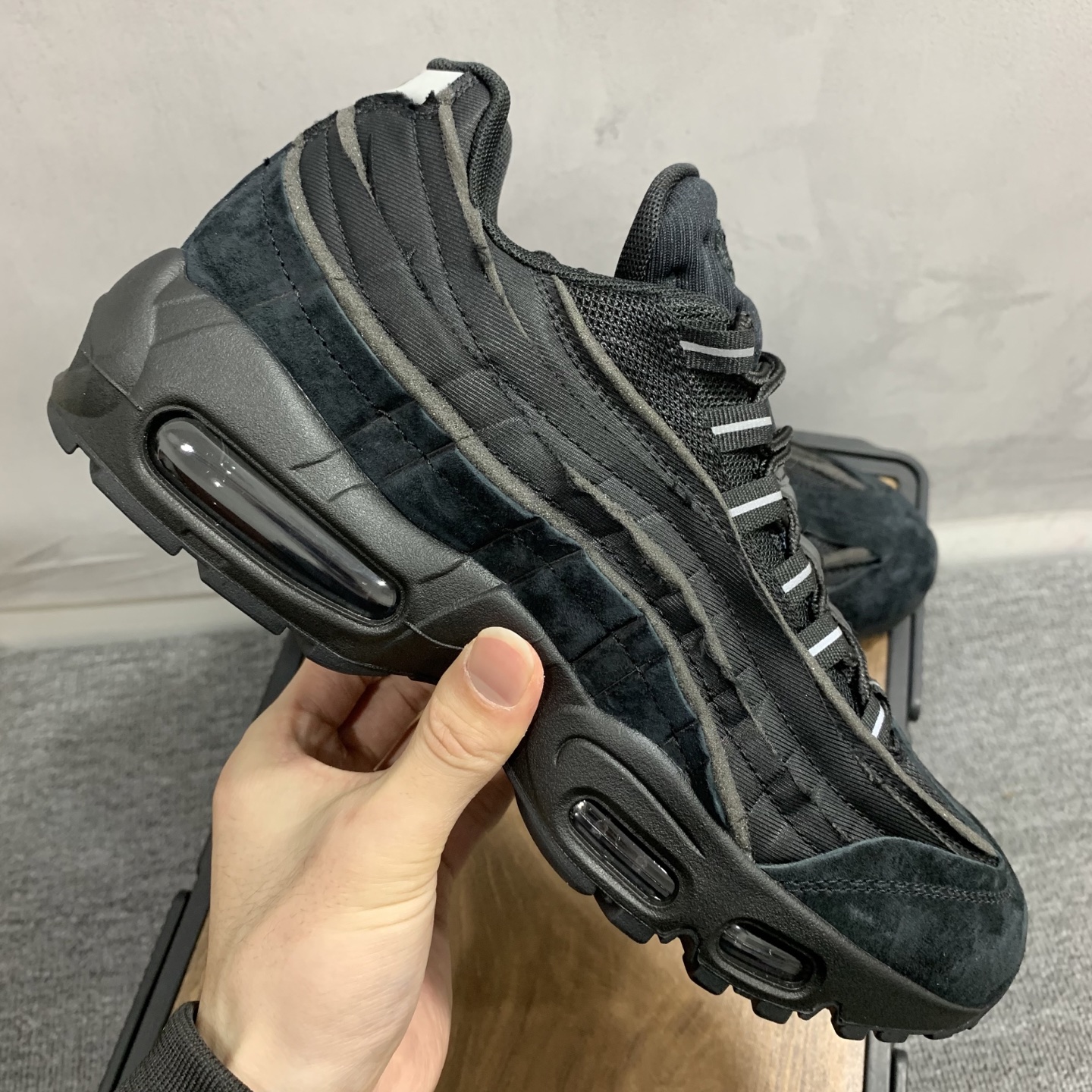 COMME des GARCONS × Nike Air Max 95 "Black"
