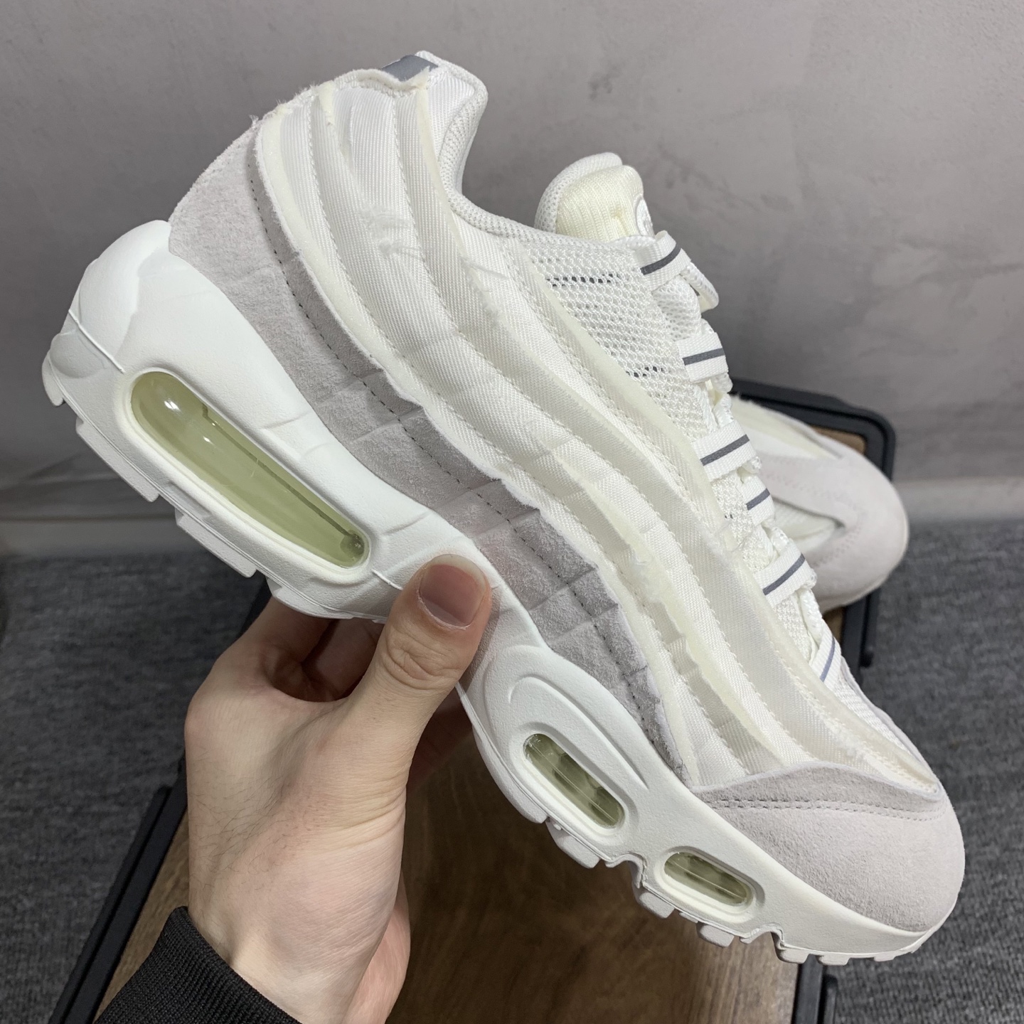 COMME des GARCONS × Nike Air Max 95 "White"