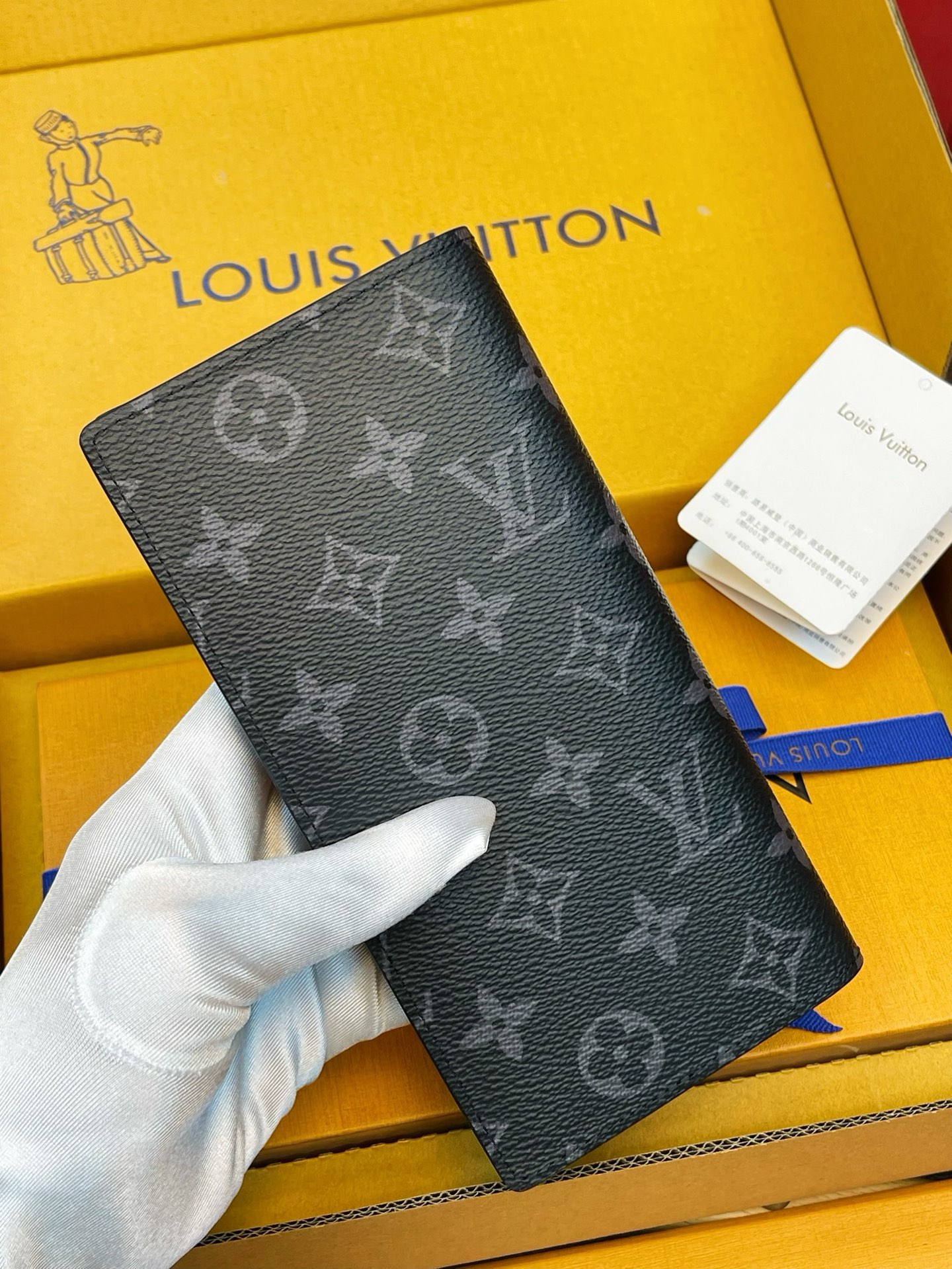 M61697 Brazza Wallet Monogram Eclipse