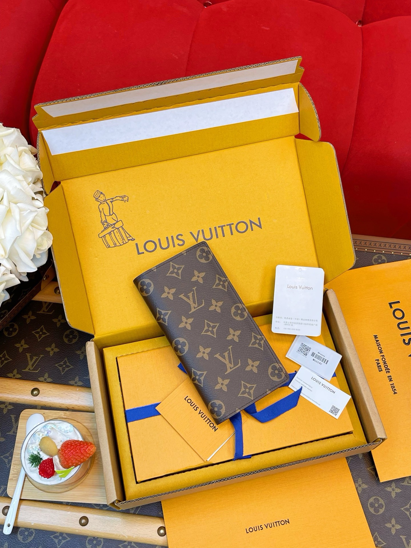 M66540 Brazza Wallet Monogram Eclipse