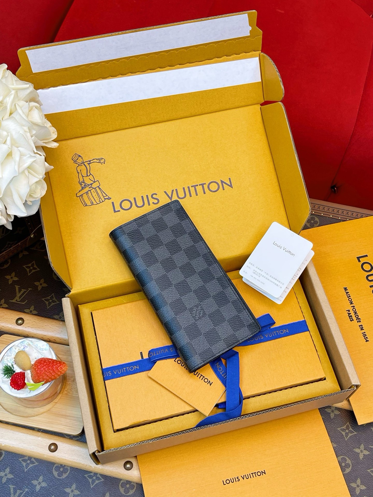 N62665 Brazza Wallet Monogram Eclipse