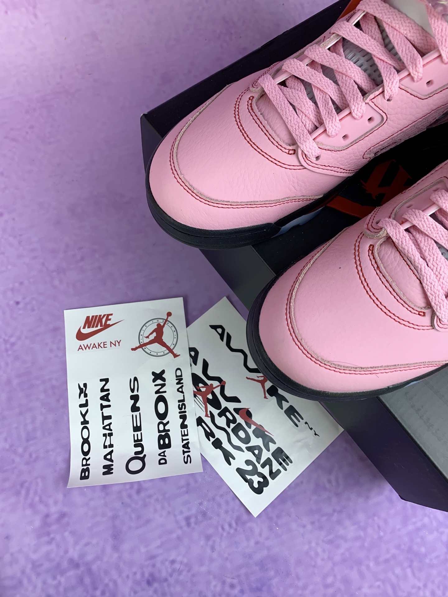 Awake NY × Nike Air Jordan 5 Retro "Bubblegum Pink"