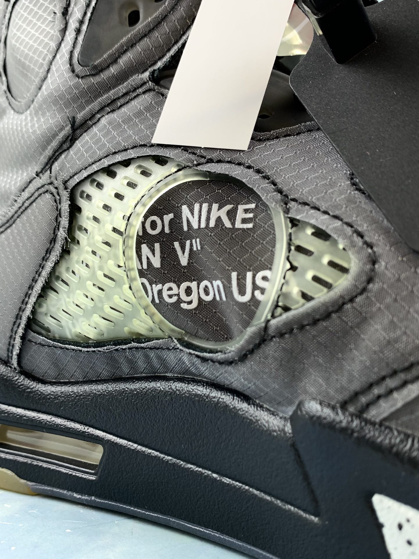 【LJR】Off-White × Nike Air Jordan 5 "Black/Muslin/Fire Red"