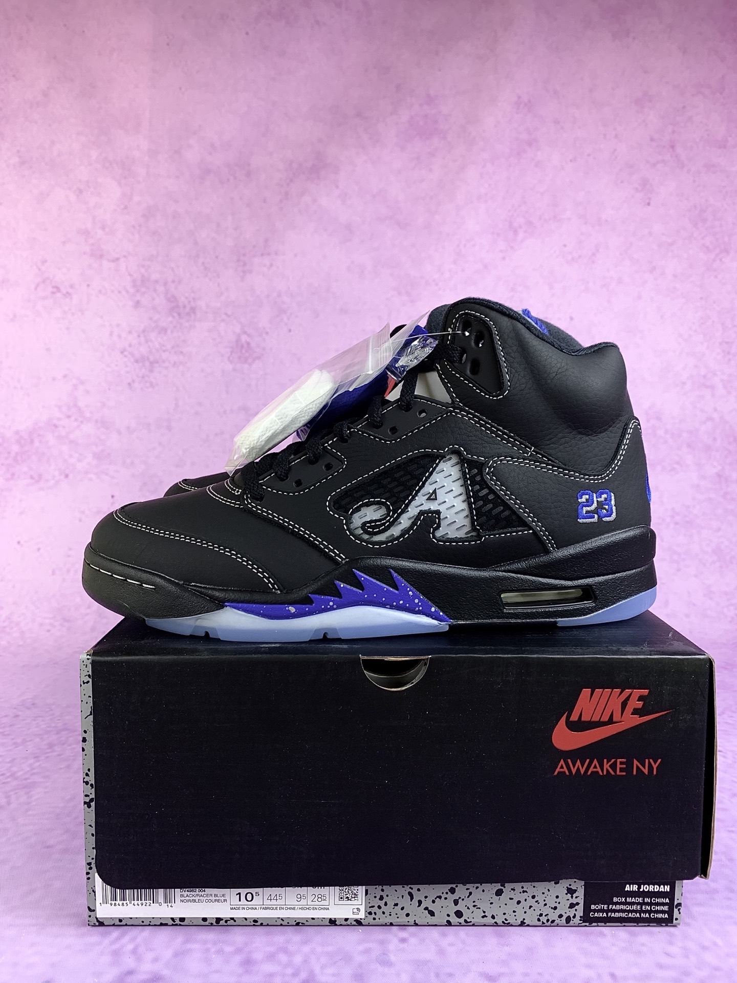 Awake NY × Nike Air Jordan 5 Retro OG "Black"