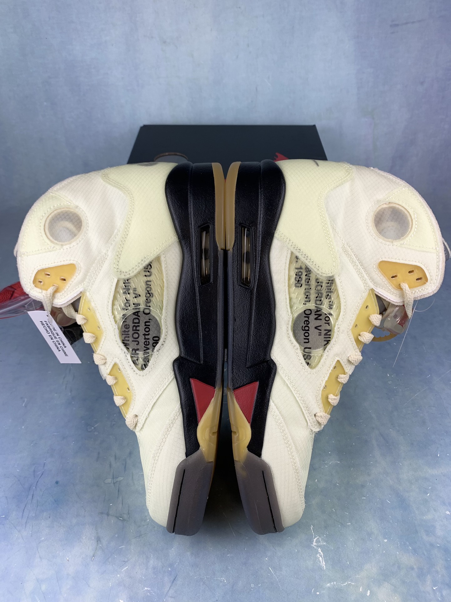 【LJR】Off-White × Nike Air Jordan 5 "Sail"