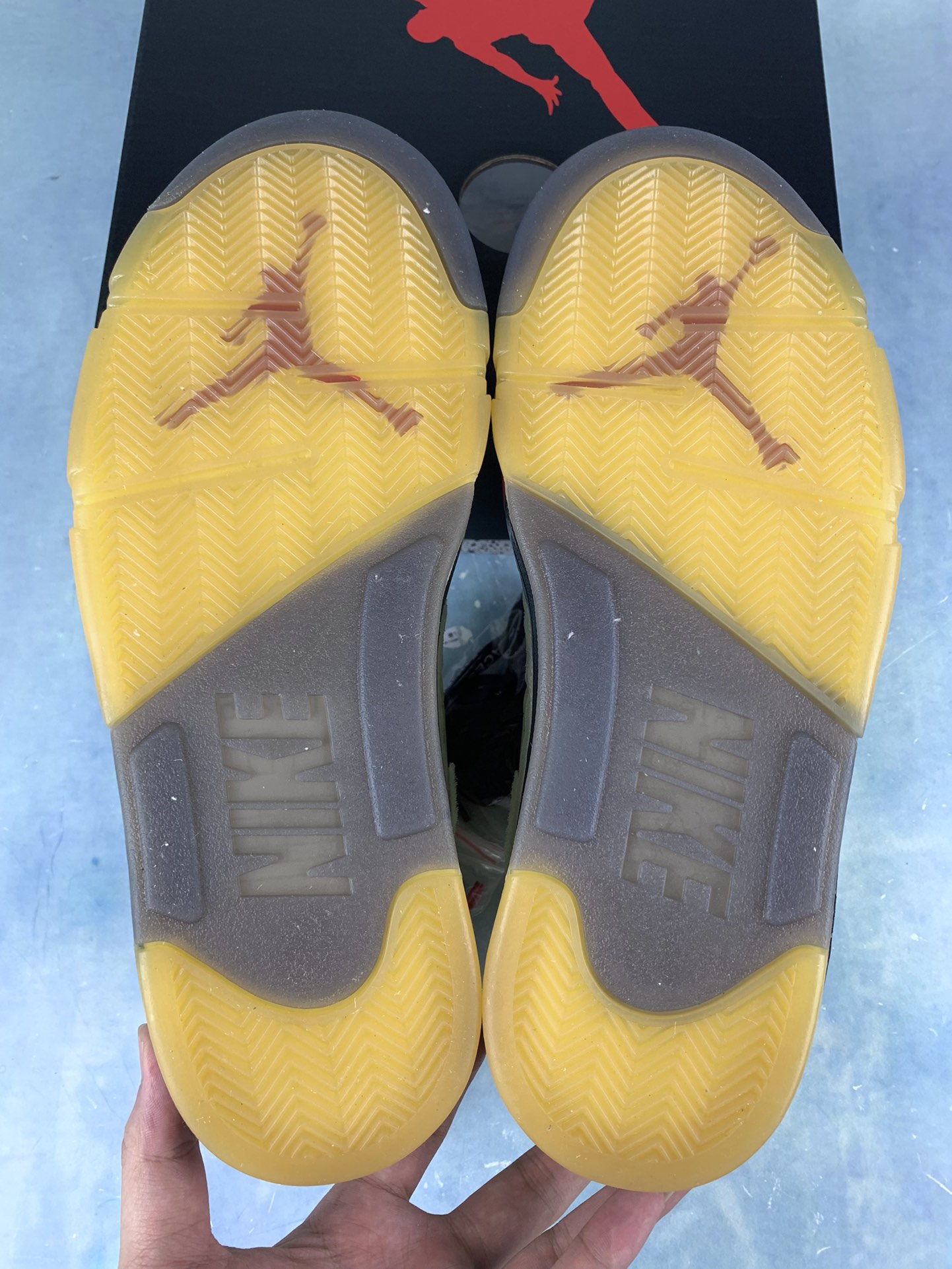 【LJR】Off-White × Nike Air Jordan 5 "Sail"