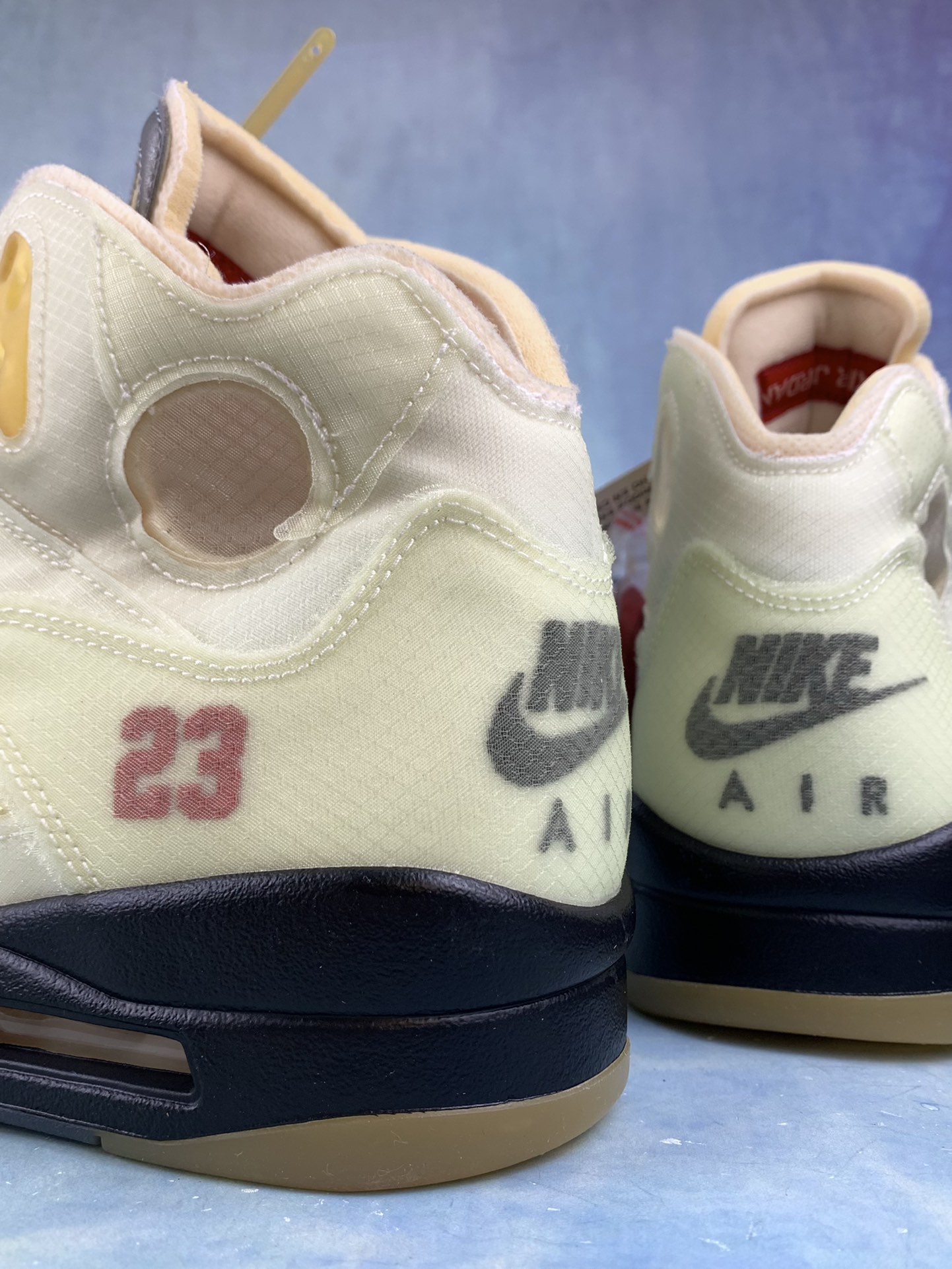 【LJR】Off-White × Nike Air Jordan 5 "Sail"