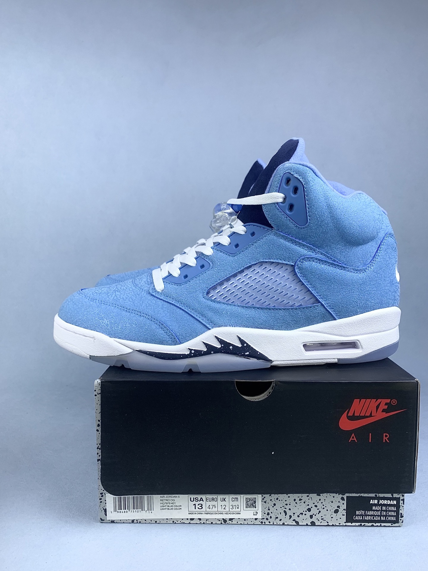 Nike Air Jordan 5 Retro 'UNC'