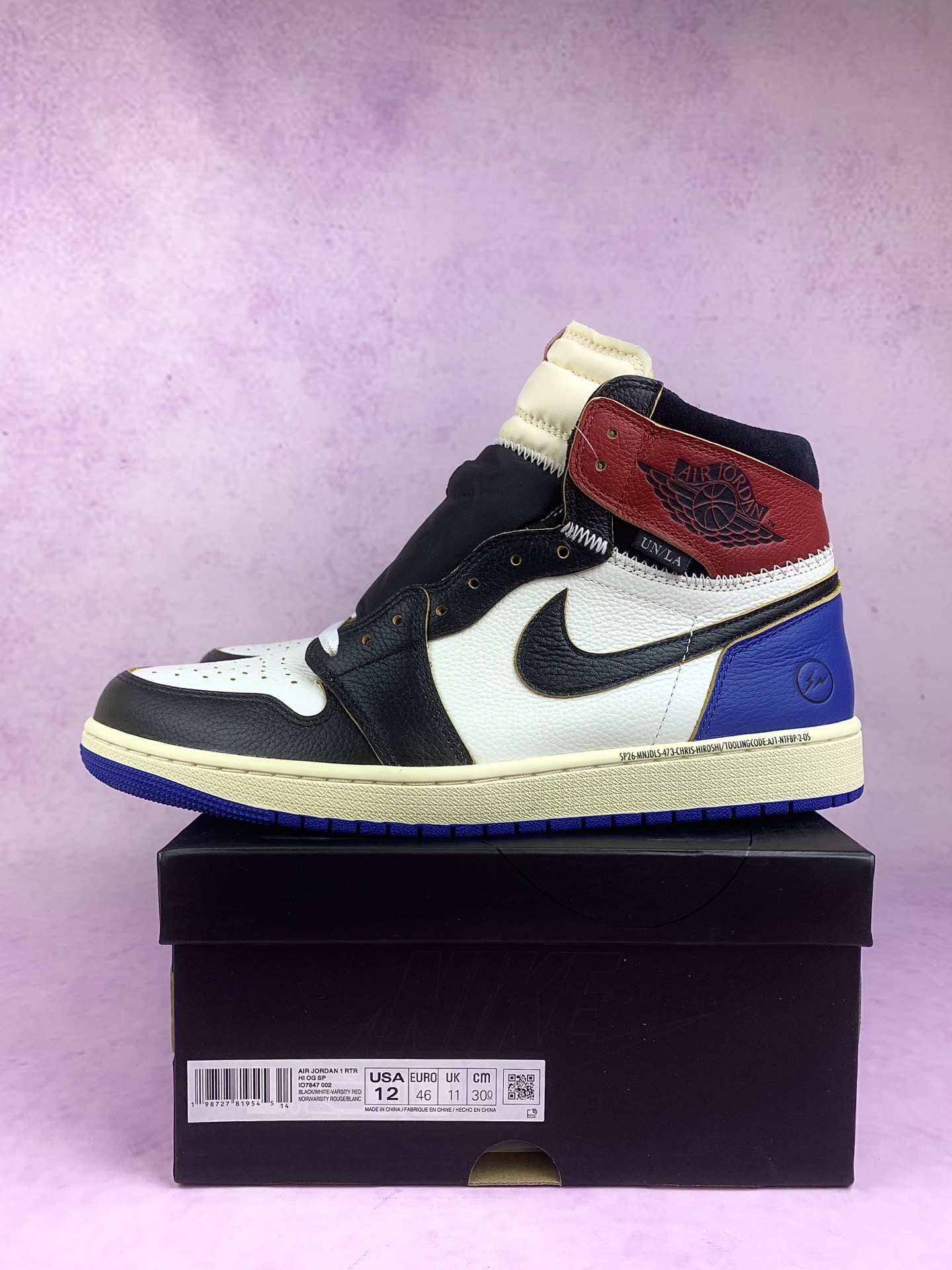 Fragment Design x Union LA x Nike Air Jordan 1 OG SP