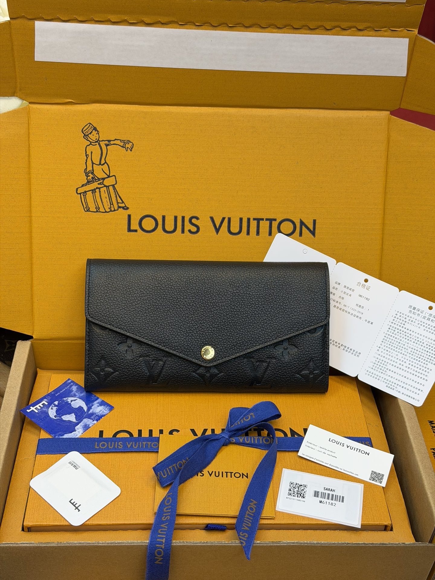 M61182 Monogram Empreinte Sarah Wallet