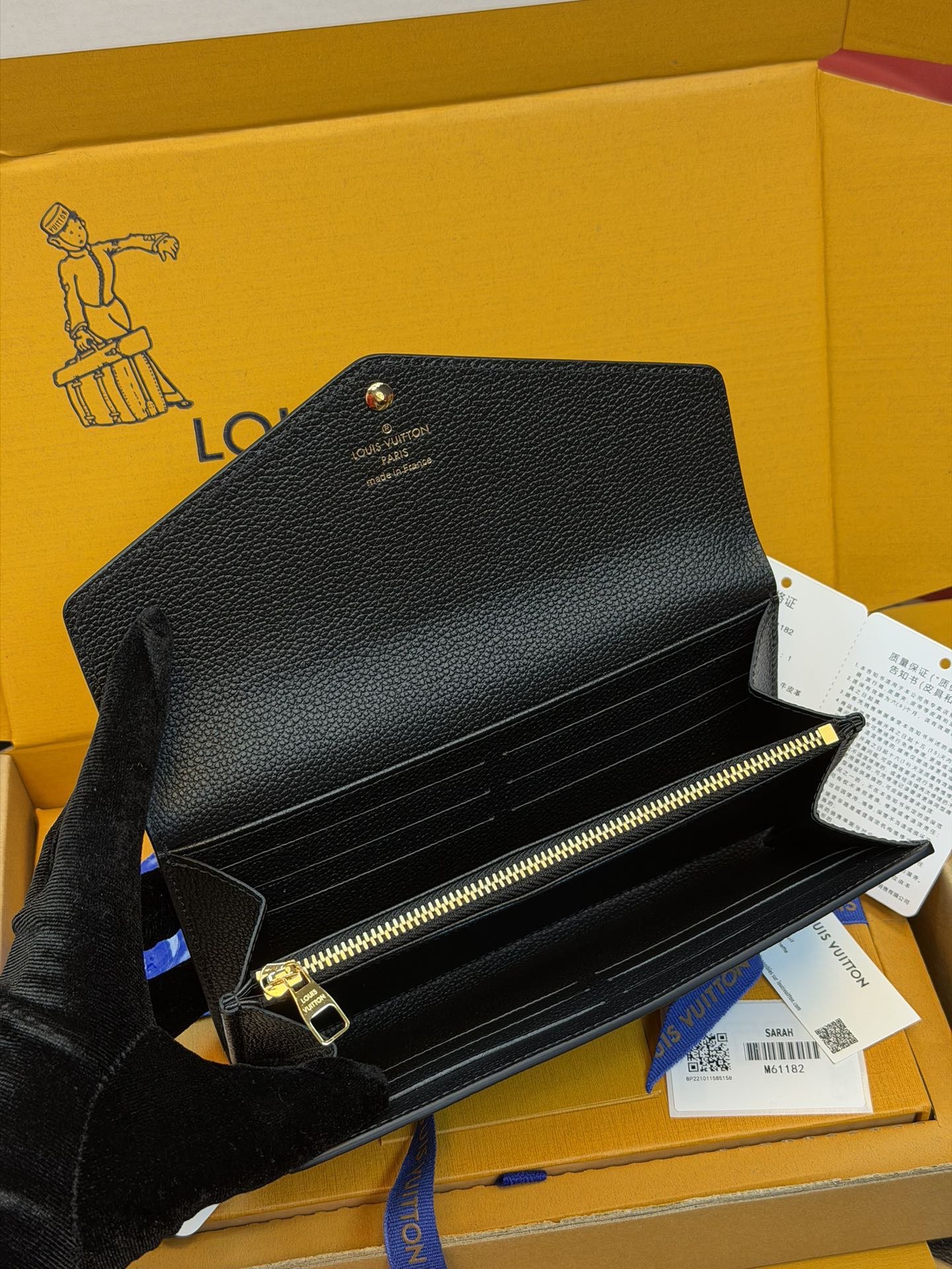 M61182 Monogram Empreinte Sarah Wallet