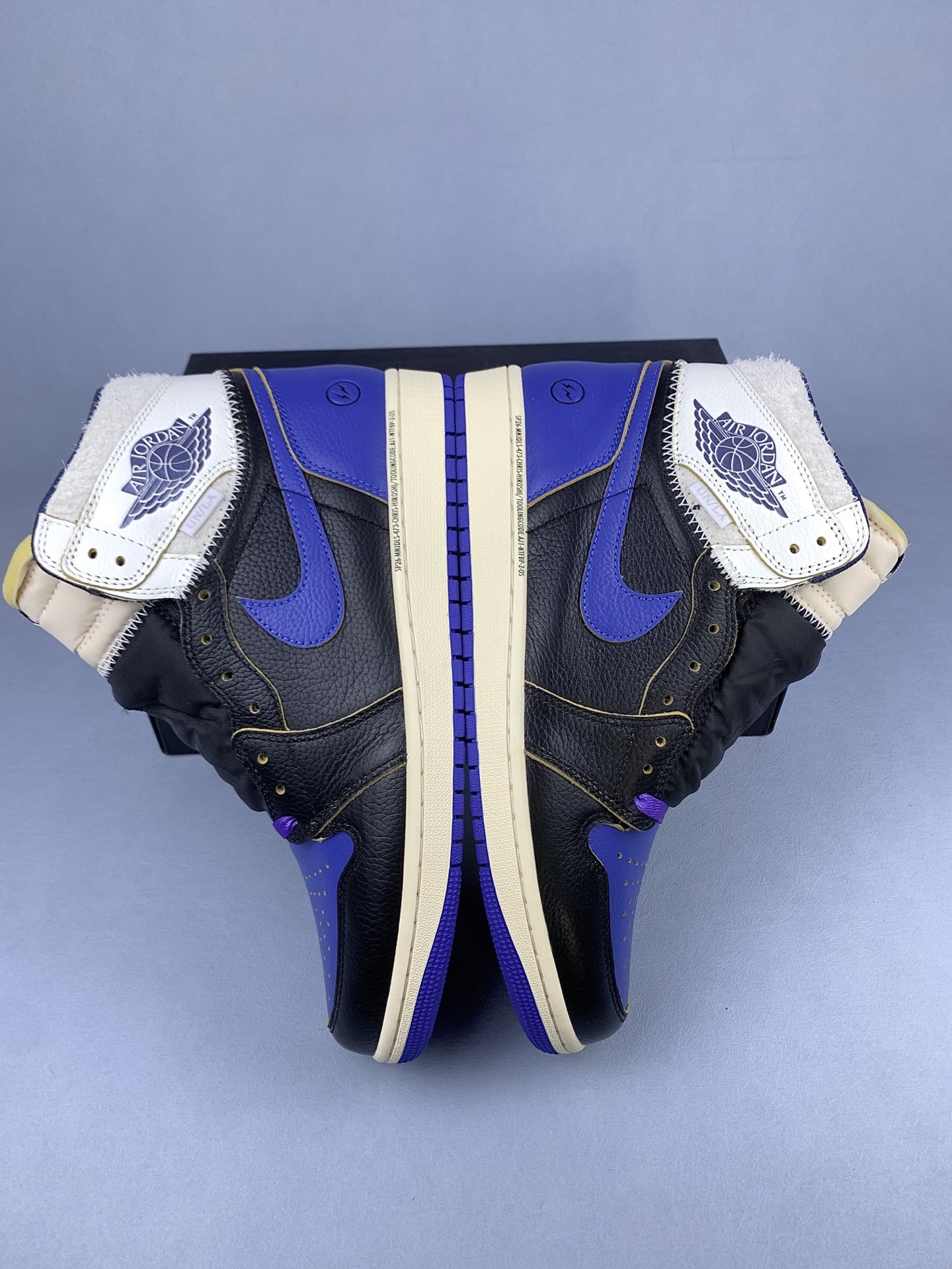 fragment design × UNION × Nike Air Jordan 1 High OG "Sport Royal"