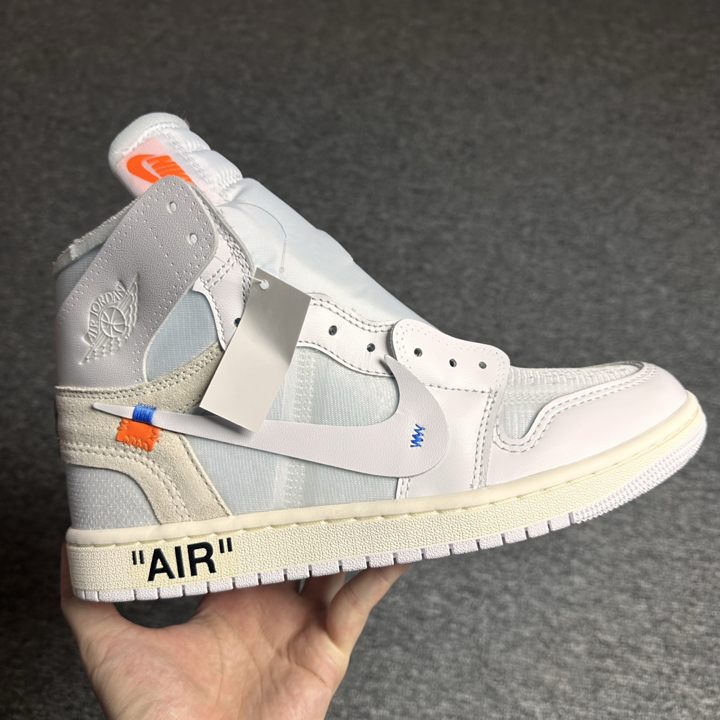 Off-White × Nike Air Jordan 1 Retro High OG "Alaska"
