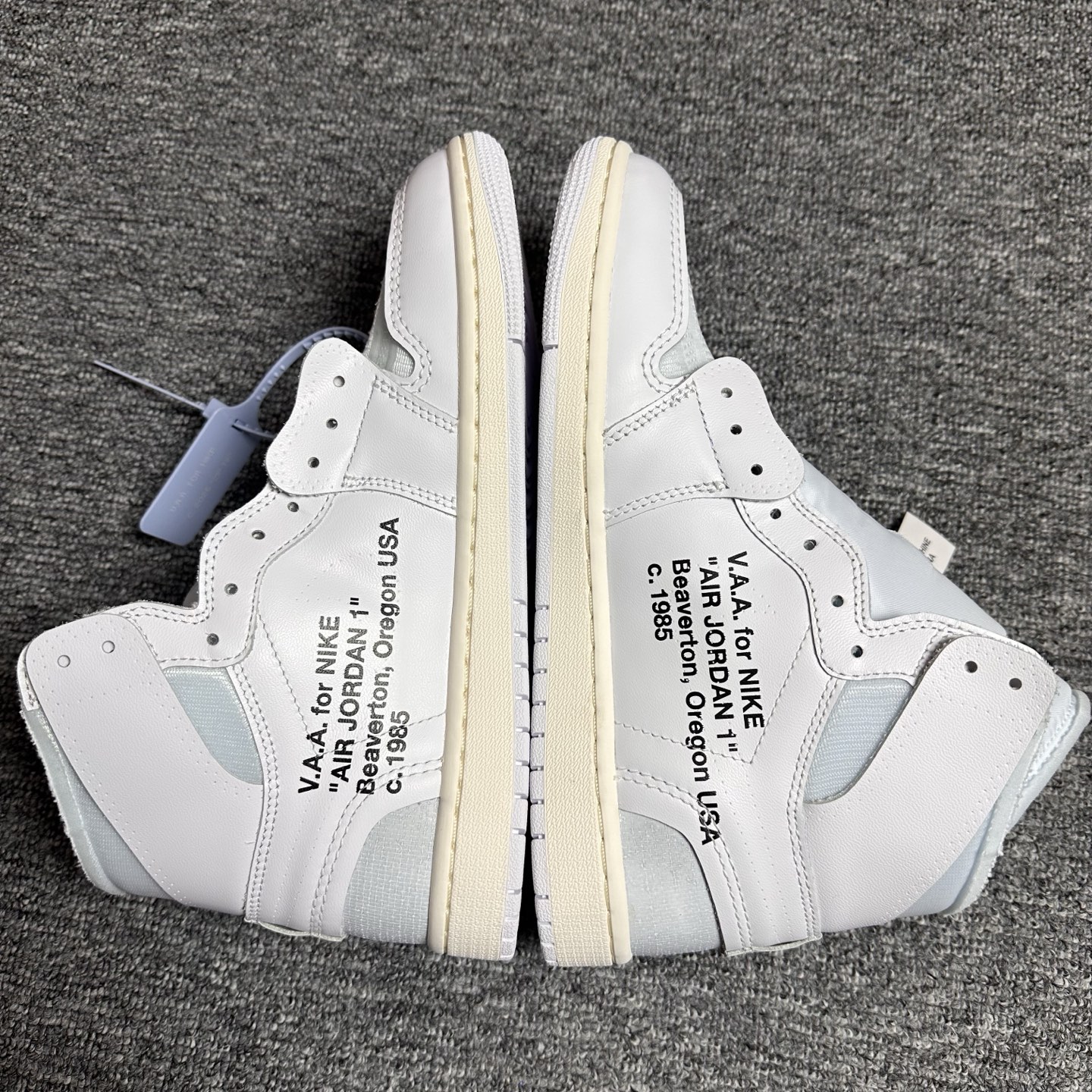 Off-White × Nike Air Jordan 1 Retro High OG "Alaska"