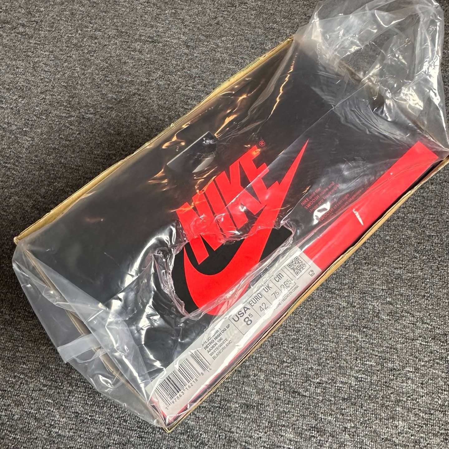 Off-White × Nike Air Jordan 1 Retro High OG "Alaska"