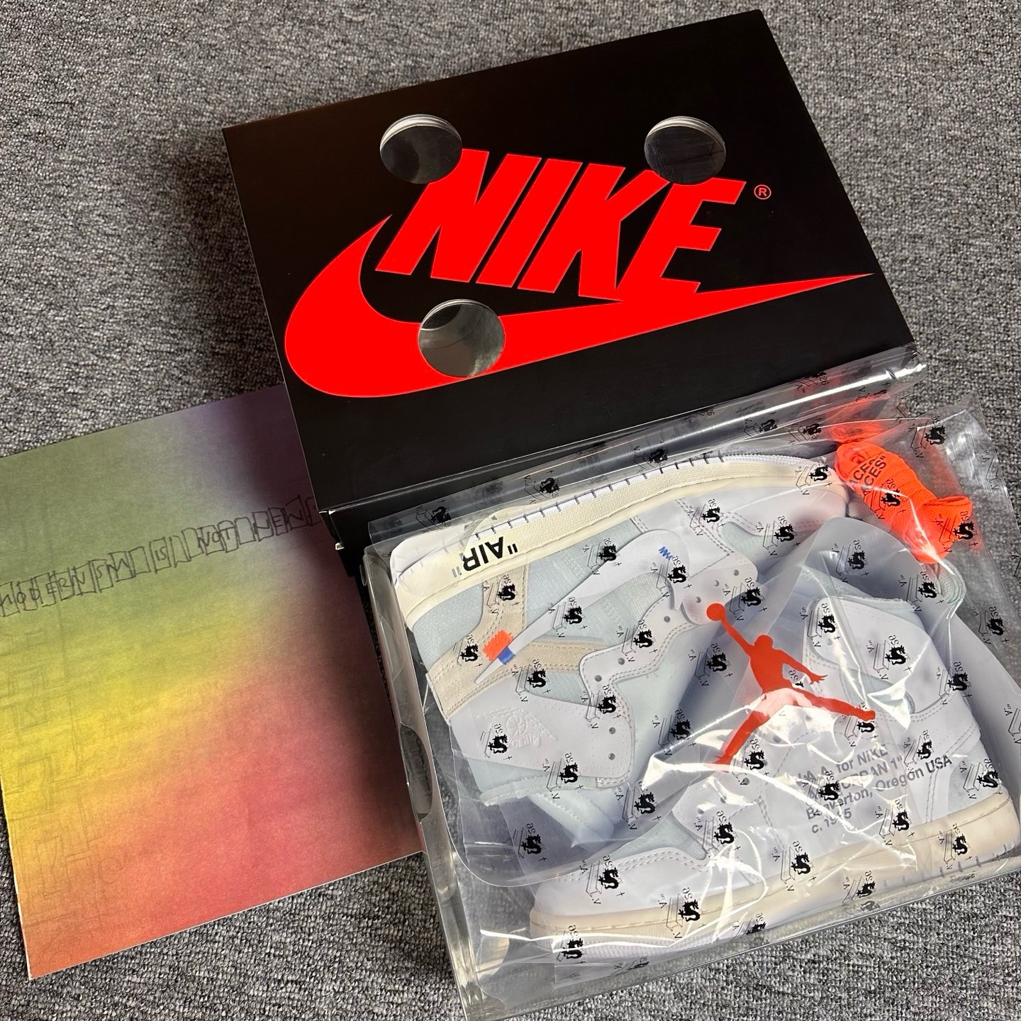 Off-White × Nike Air Jordan 1 Retro High OG "Alaska"