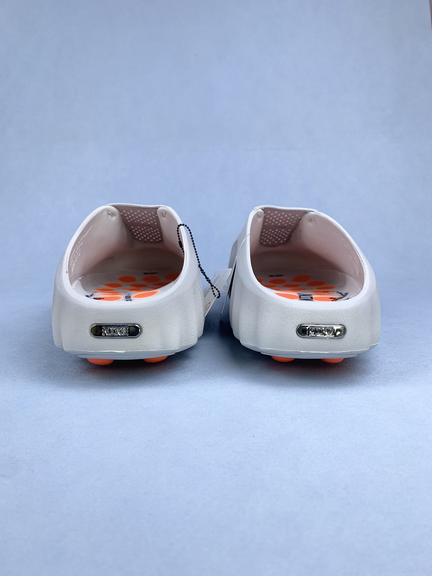 Nike Mind 001 Mules "Light Smoke Grey/Hyper Crimson"