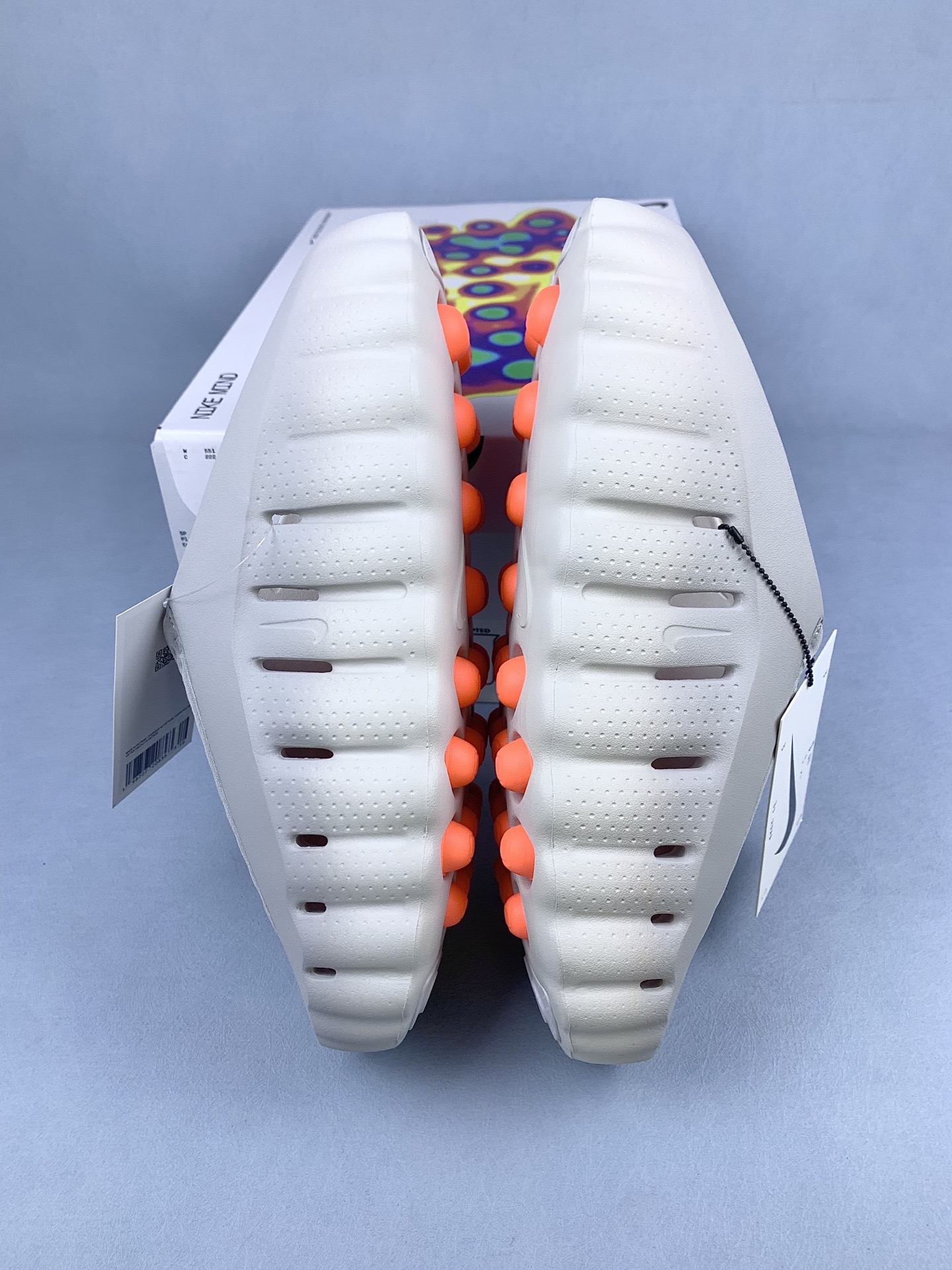 Nike Mind 001 Mules "Light Smoke Grey/Hyper Crimson"