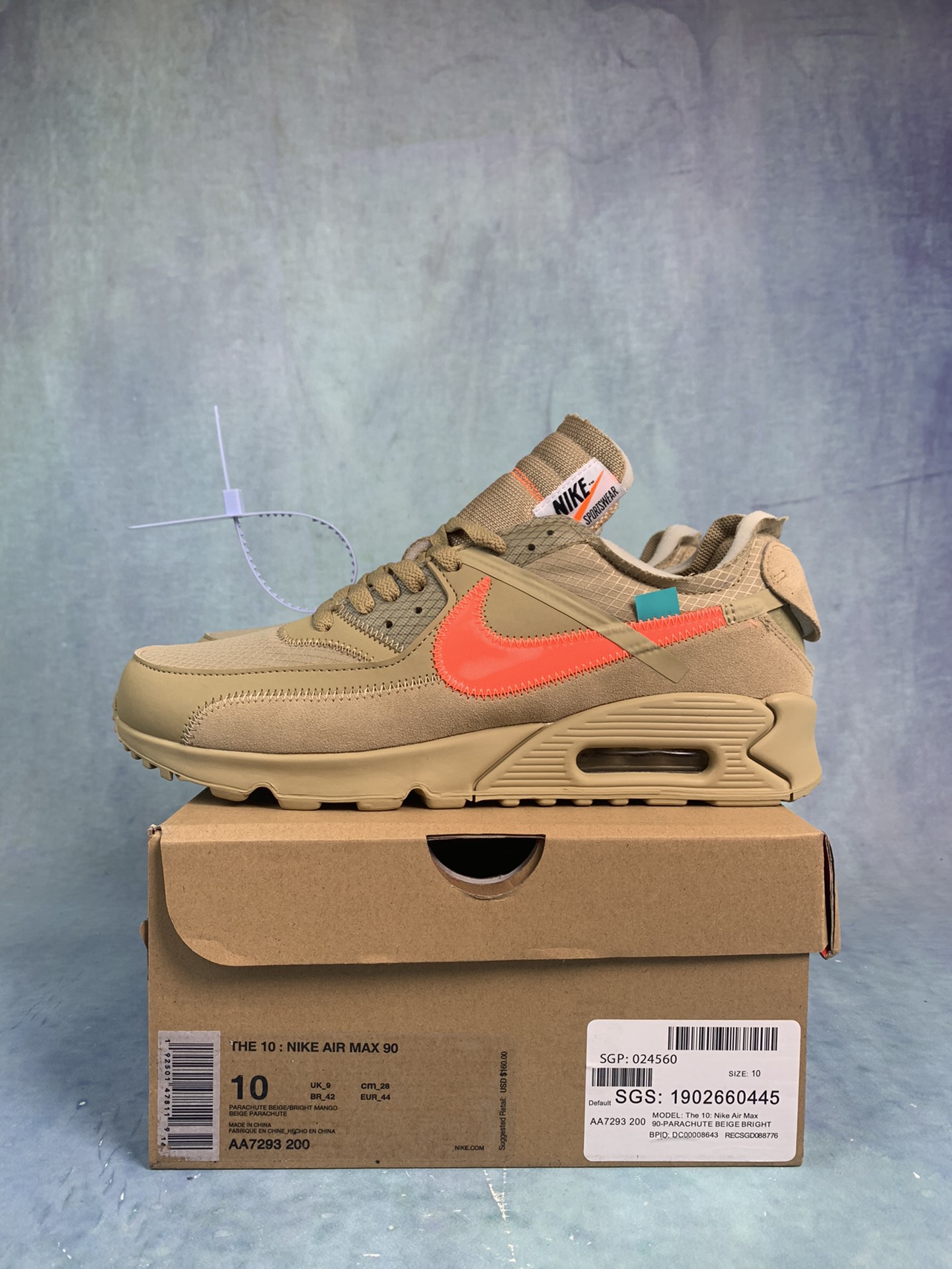 Off-White × Nike Air Max 90 "Desert Ore"