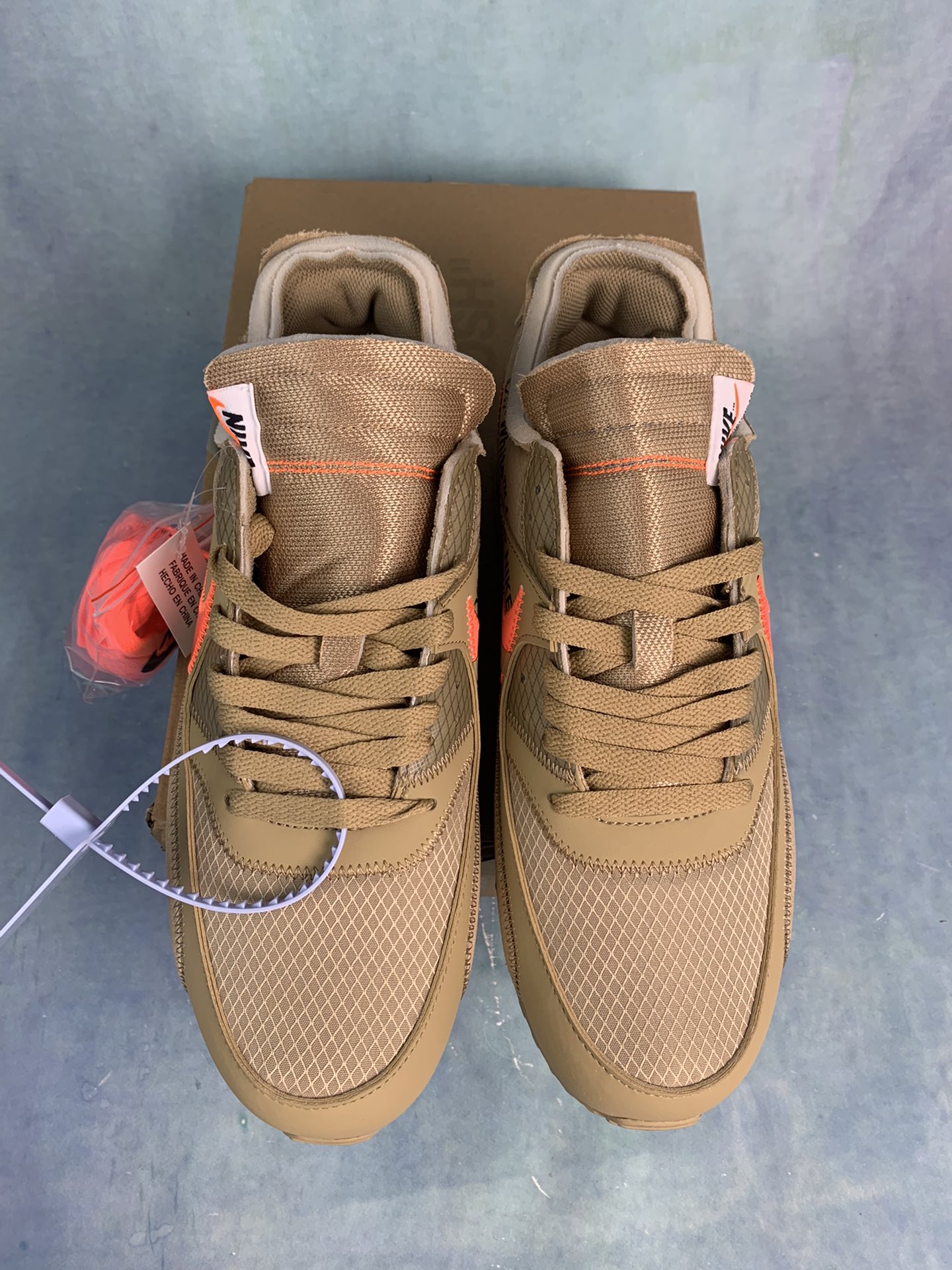 Off-White × Nike Air Max 90 "Desert Ore"