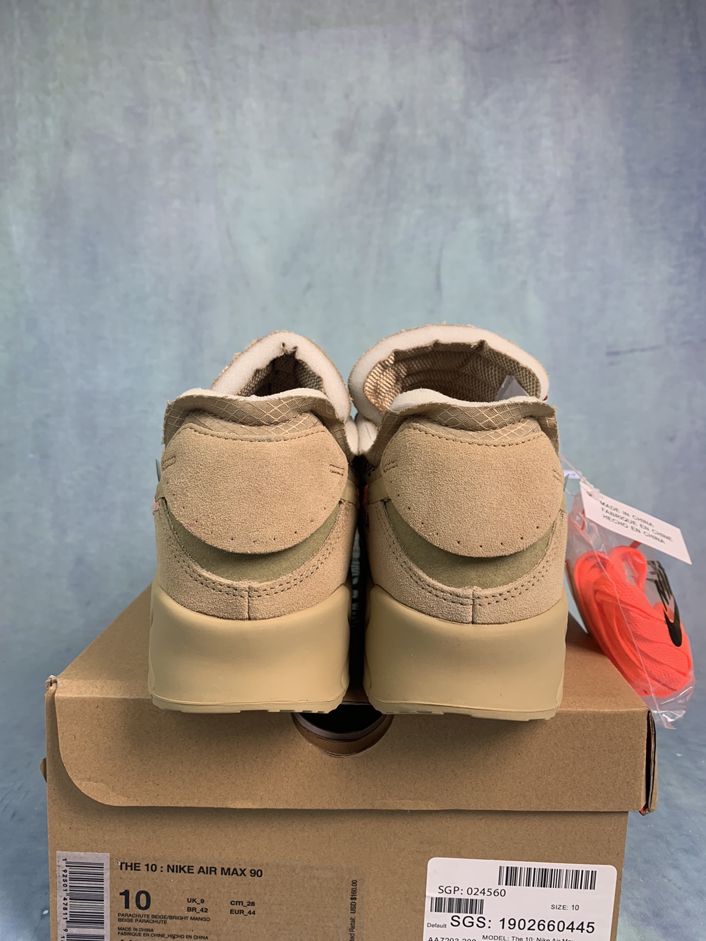 Off-White × Nike Air Max 90 "Desert Ore"