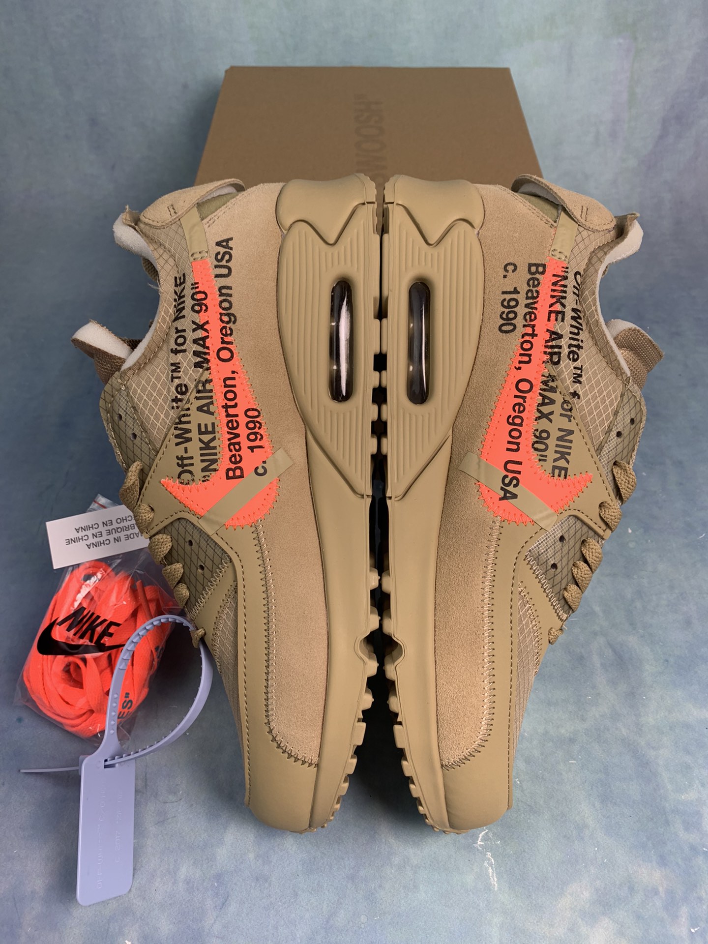 Off-White × Nike Air Max 90 "Desert Ore"