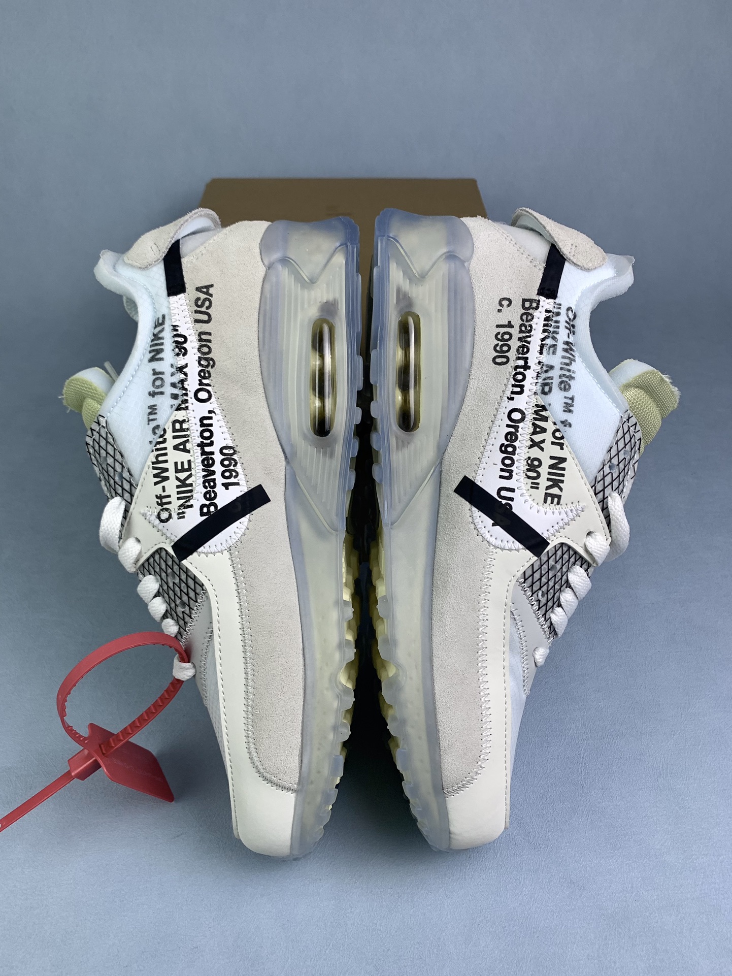 Off-White × Nike Air Max 90 "The 10/Sail"