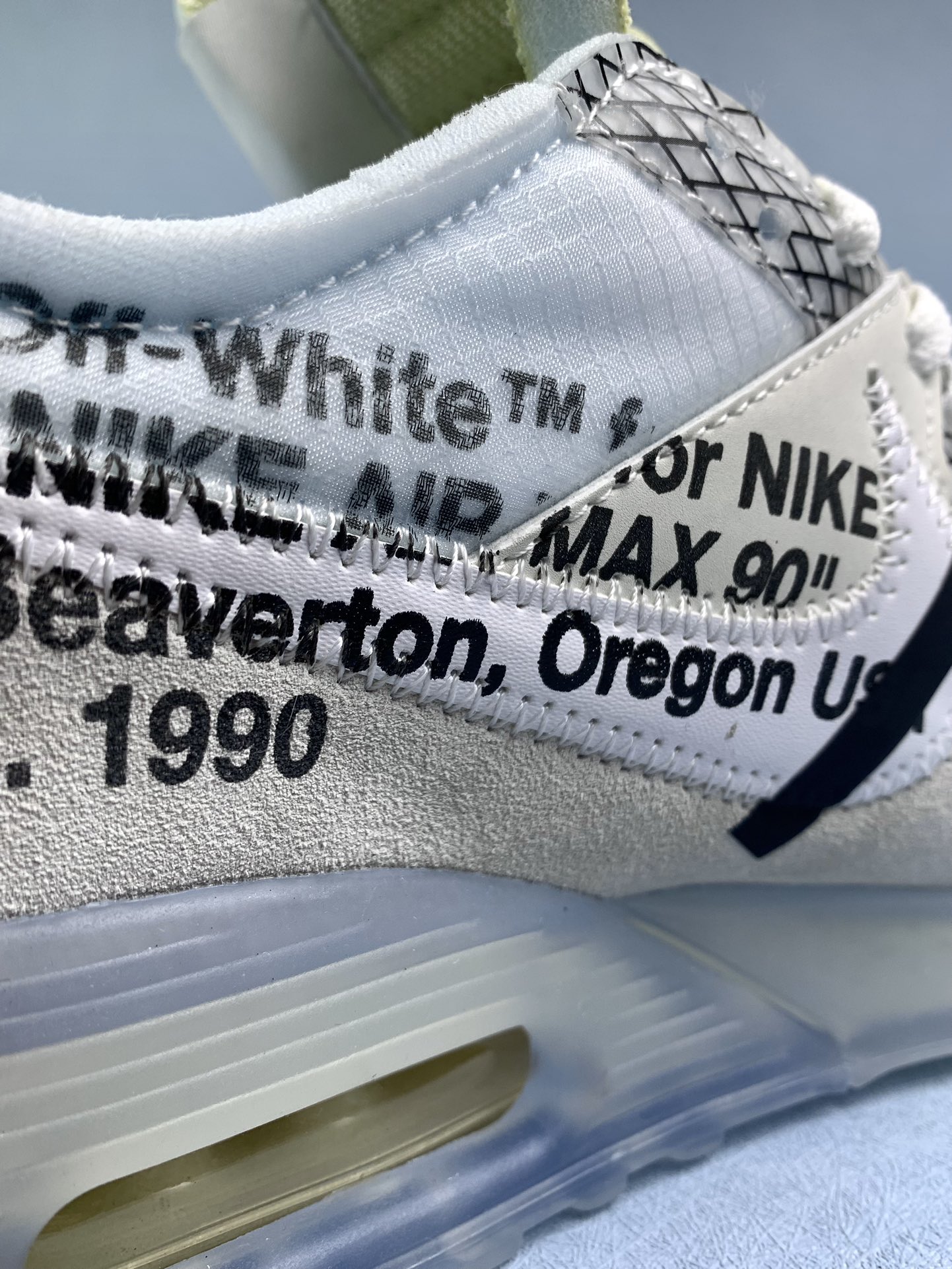 Off-White × Nike Air Max 90 "The 10/Sail"