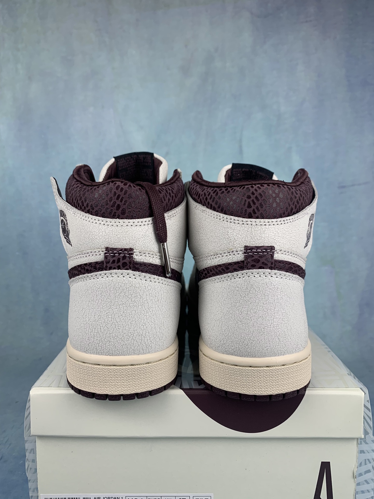 A Ma Maniere × Nike Air Jordan 1 Retro High OG "Sail and Burgundy"