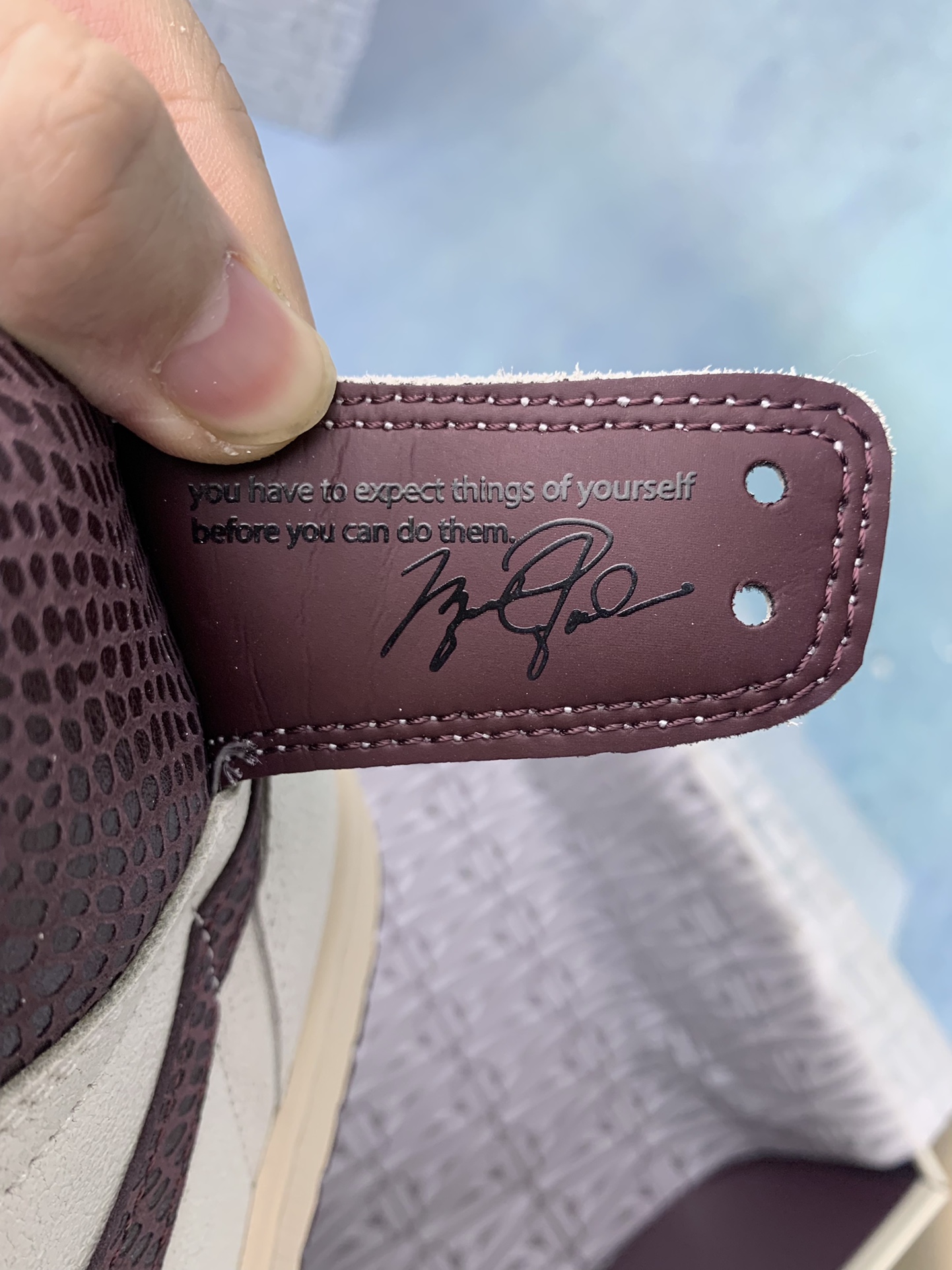 A Ma Maniere × Nike Air Jordan 1 Retro High OG "Sail and Burgundy"