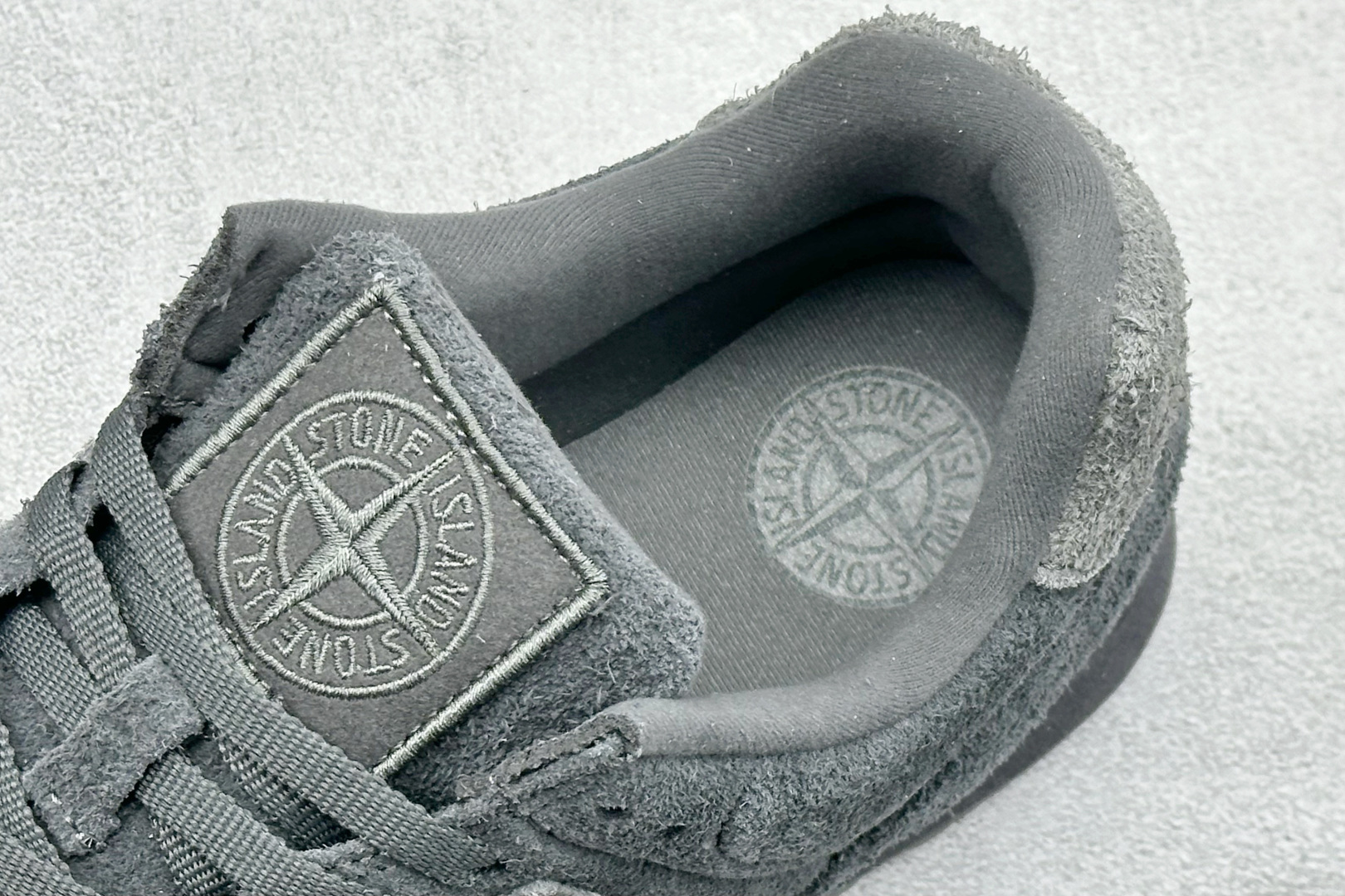 Stone Island × New Balance 574 Legacy Ghost "Dark Grey"