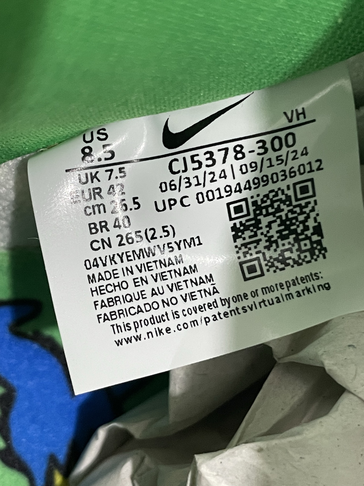 Grateful Dead × Nike SB Dunk Low "Green Bear"