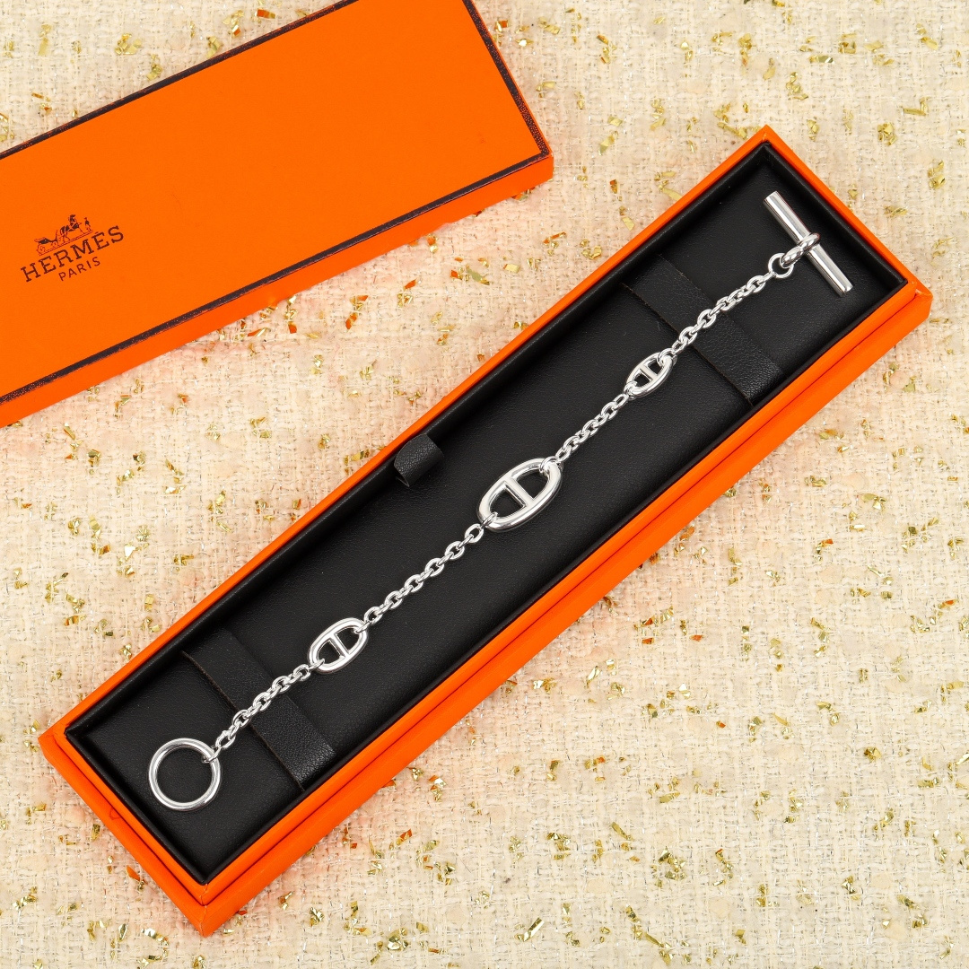 Hermès Chaine d'Ancre Farandole Bracelet