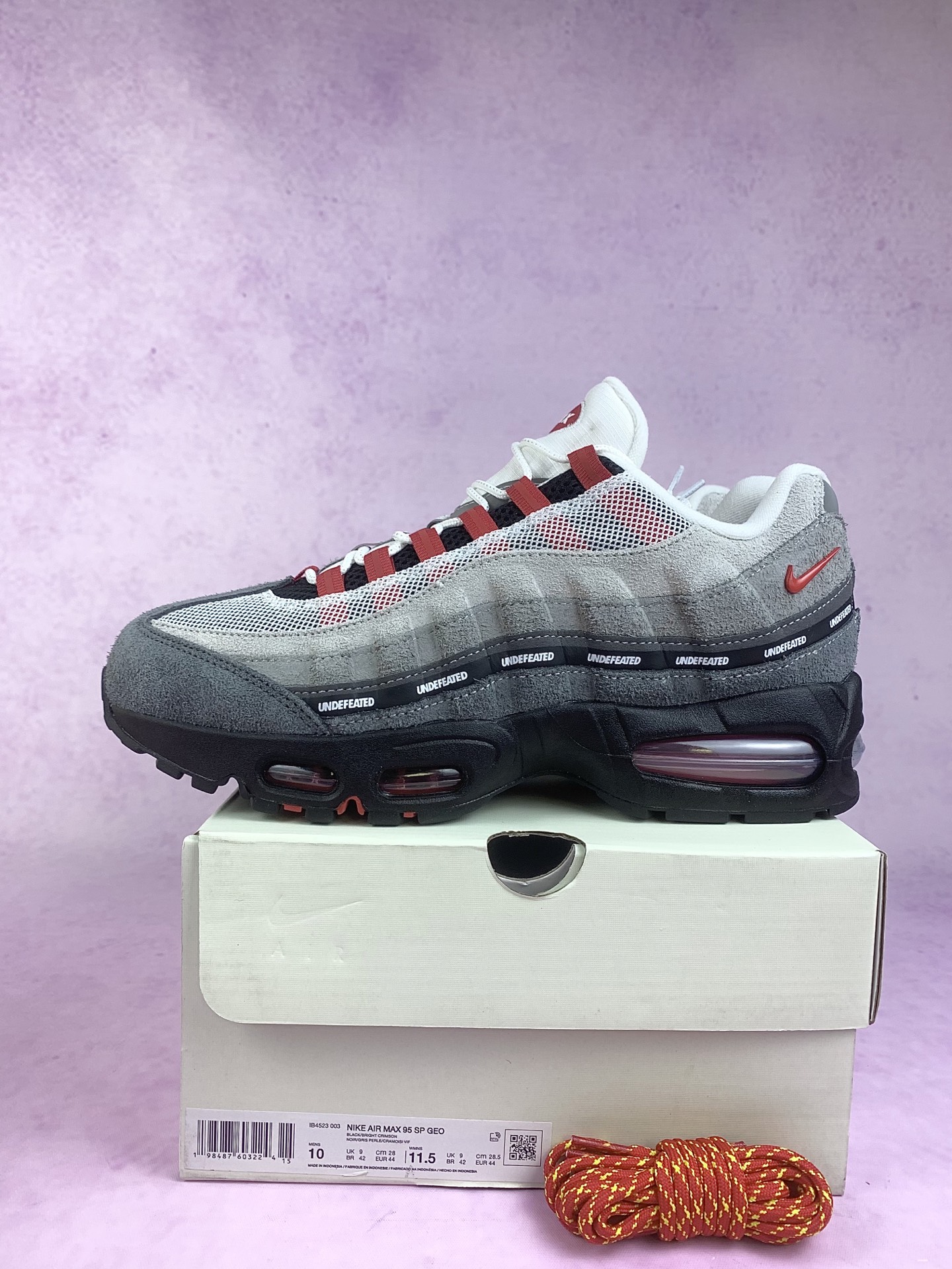 UNDEFEATED × Nike Air Max 95 SP "Fire Red" (Tokyo Exclusive)