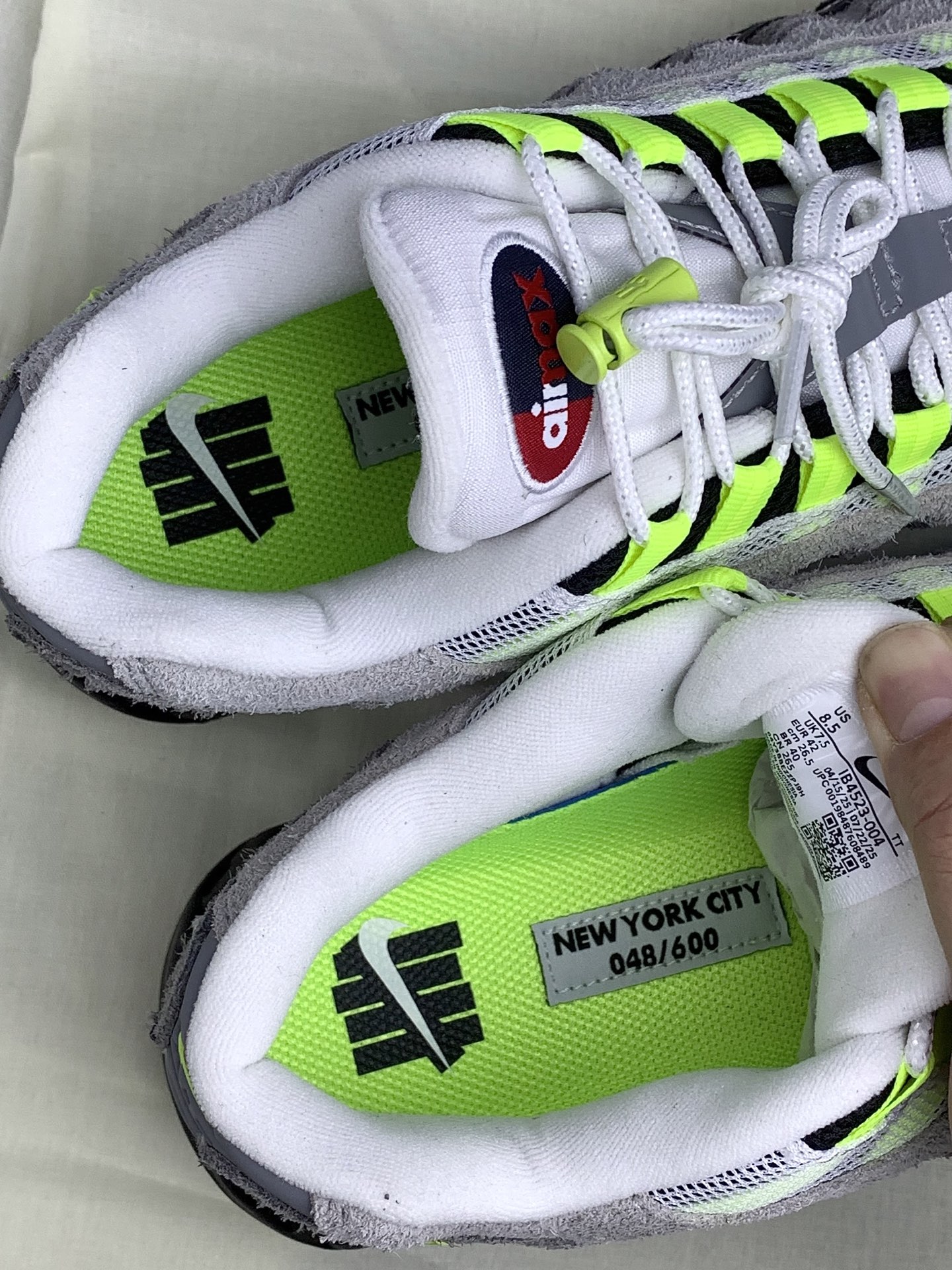 UNDEFEATED × Nike Air Max 95 SP "Neon" (New York Exclusive) 