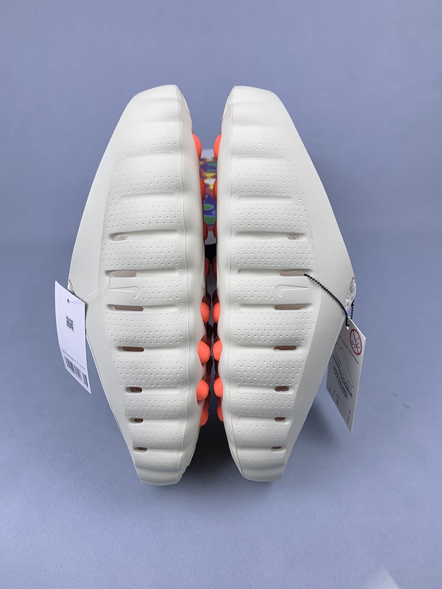 Nike Mind 001 Mules "Light Bone/Hyper Crimson"