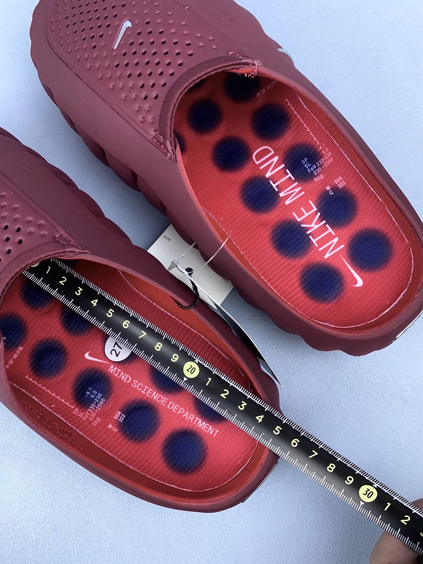 Nike Mind 001 Mules "Team Red"