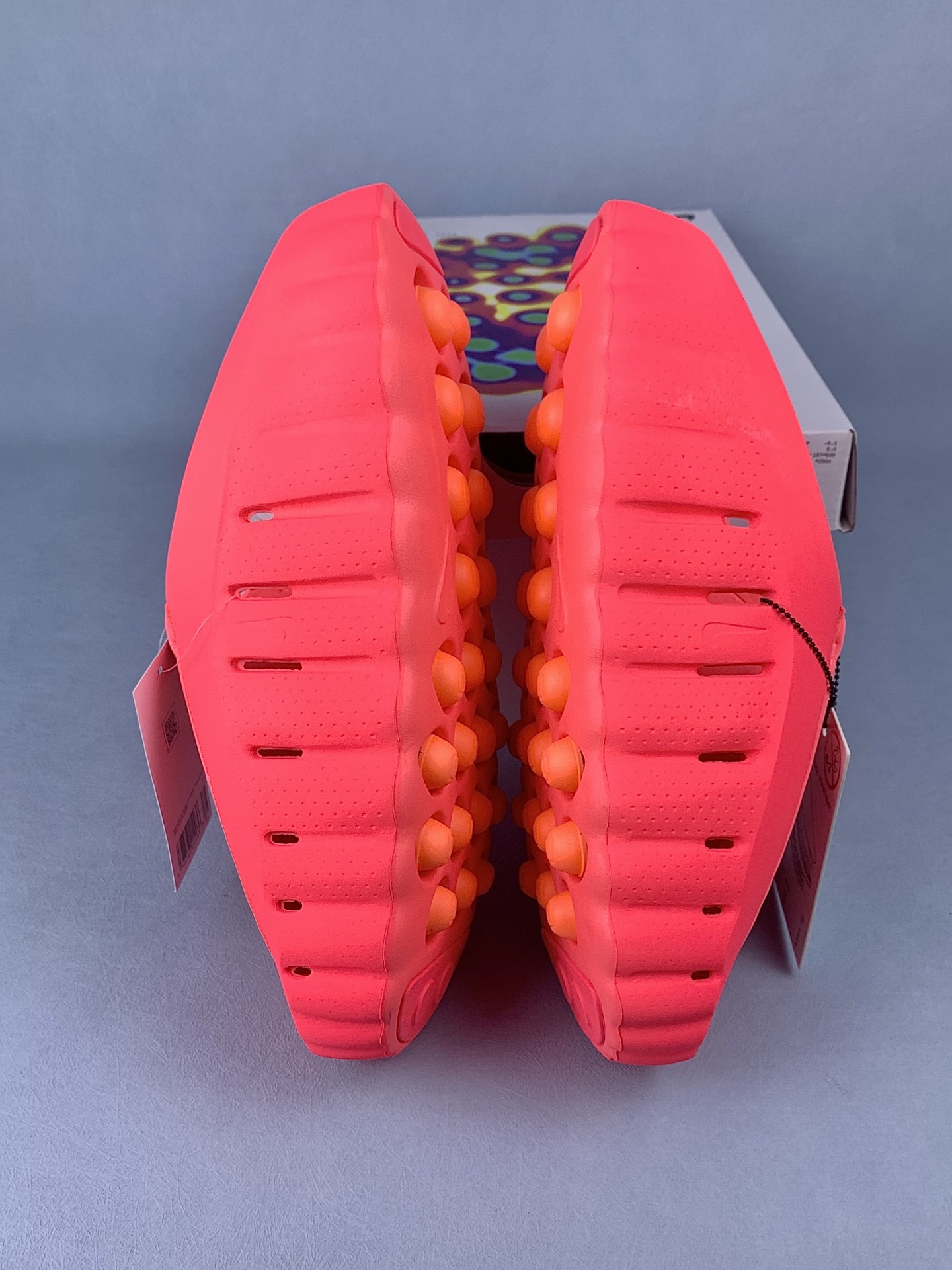 Nike Mind 001 Mules "Solar Red/Hyper Crimson"