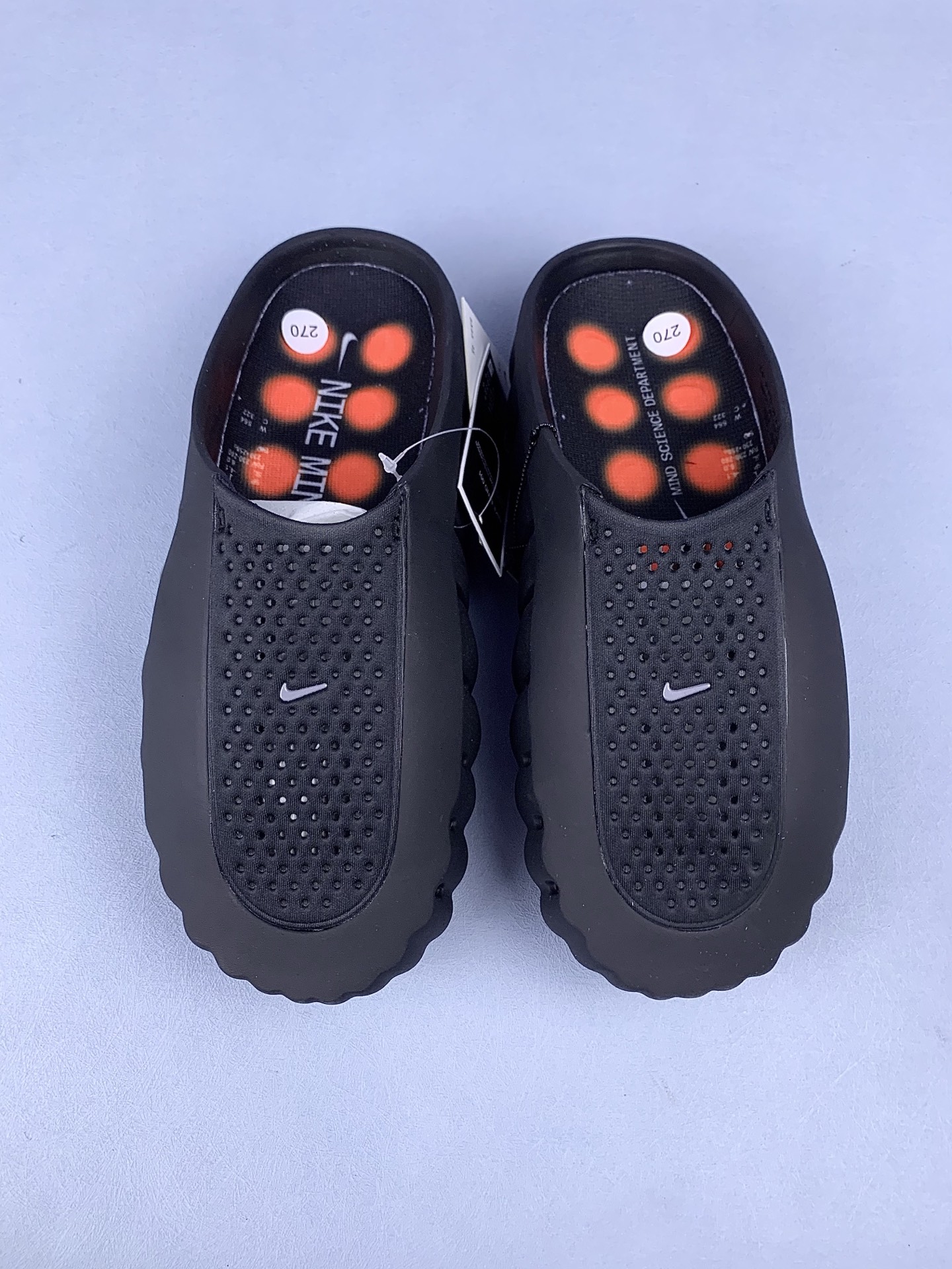 Nike Mind 001 Mules "Black/Hyper Crimson"
